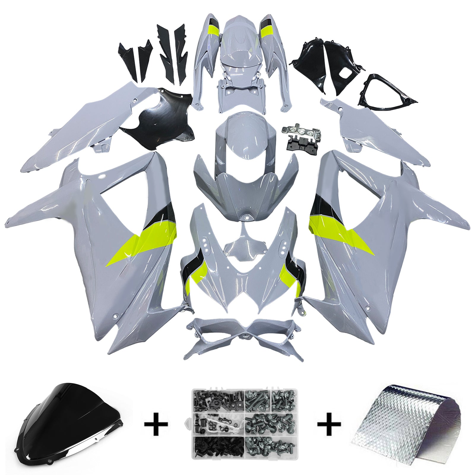 Injection Fairing Kit Bodywork Plastic ABS For Suzuki GSXR 600/750 2008-2010 K8