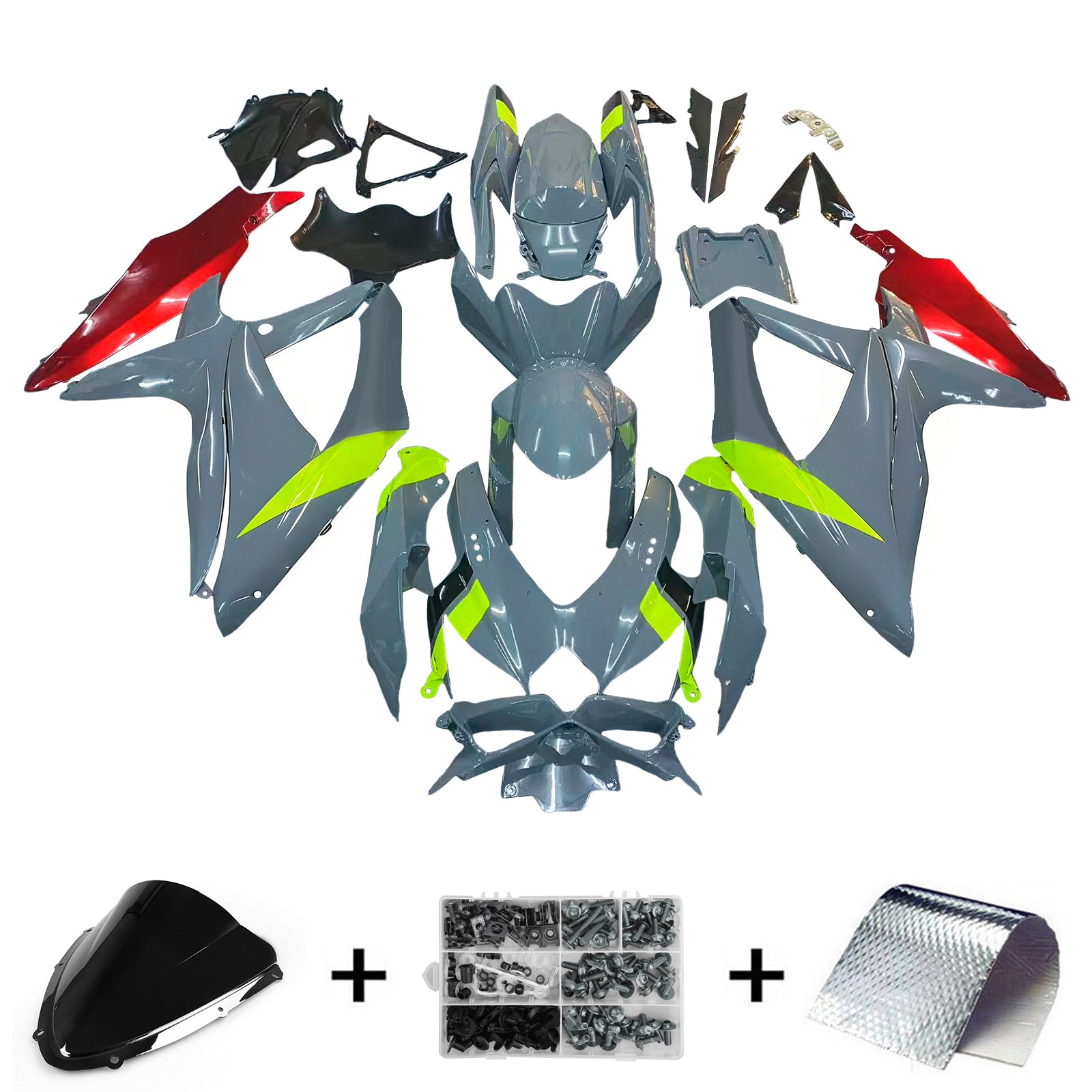 Suzuki GSXR 600/750 2008-2010 K8 Fairing Kit Bodywork Plastic ABS