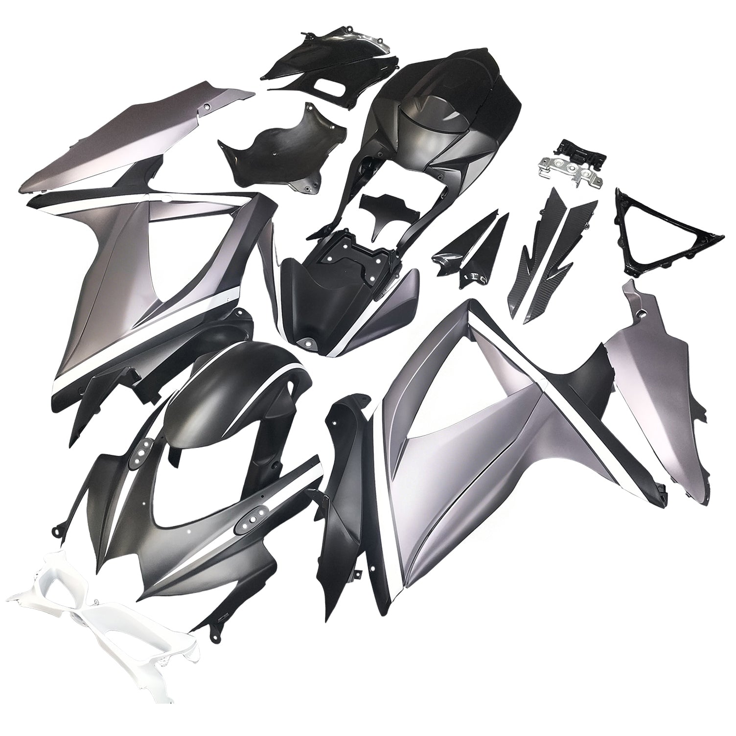 Amotopart Suzuki GSXR 600/750 2008-2010 K8 페어링 키트 차체 플라스틱 ABS