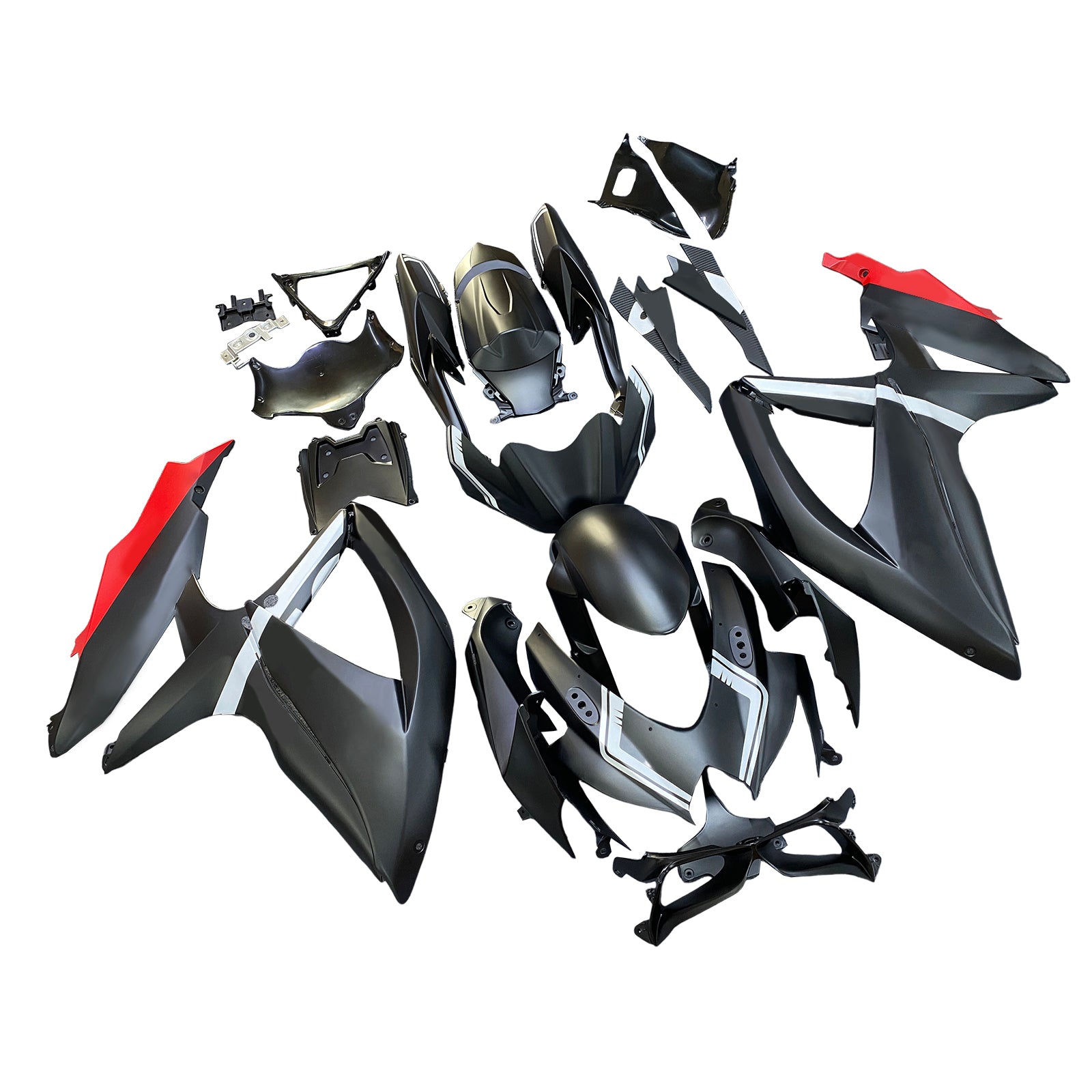 Amotopart Suzuki GSXR 600/750 2008-2010 K8 Fairing Kit Bodywork Plastic ABS