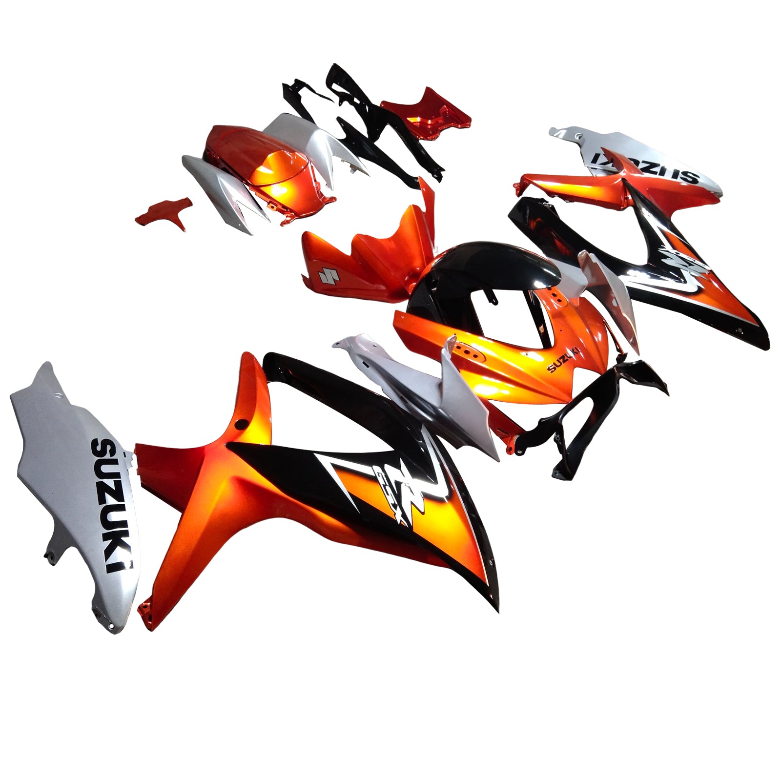 Amotopart Suzuki GSXR 600/750 2008-2010 K8 Fairing Kit Bodywork Plastic ABS