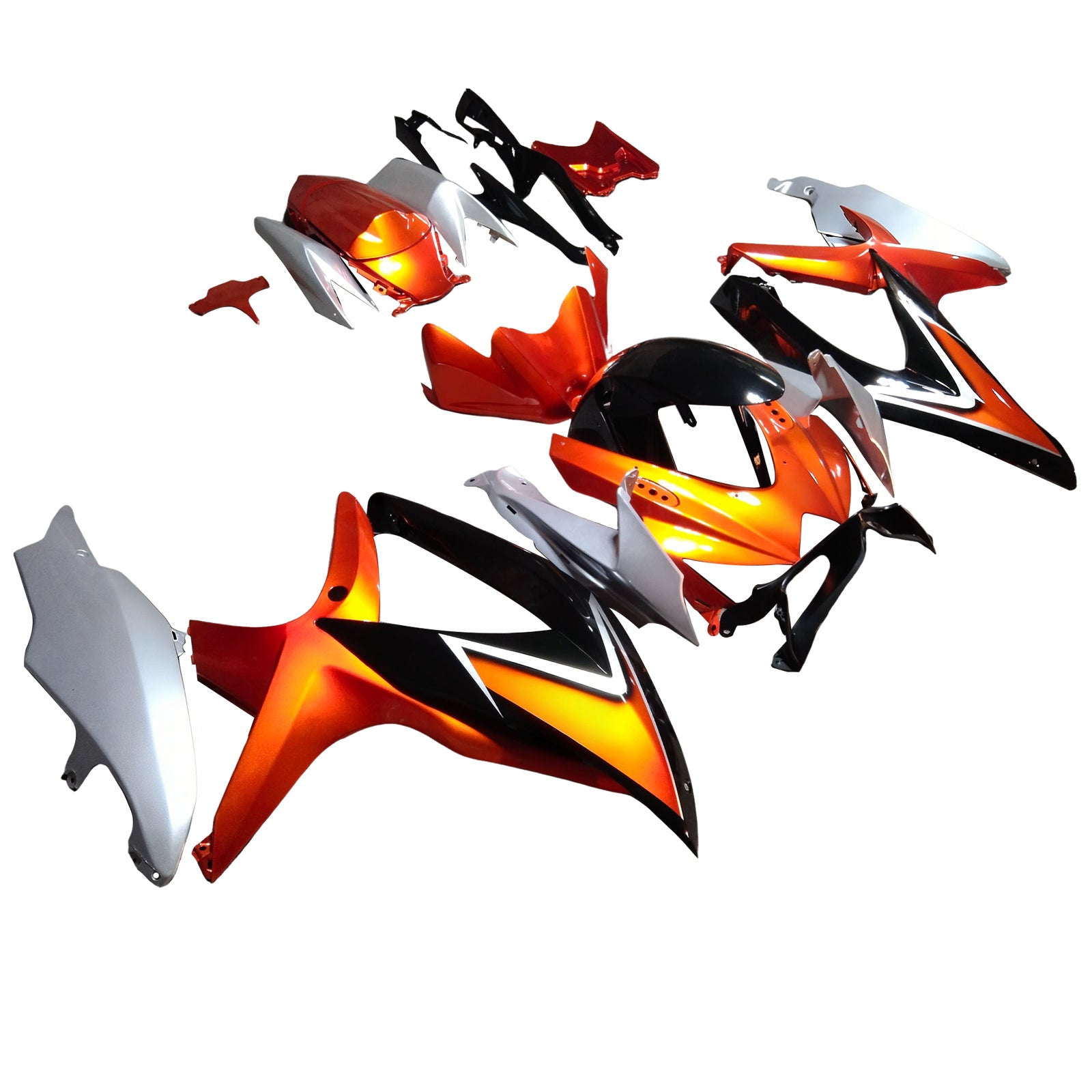 Amotopart Suzuki GSXR 600/750 2008-2010 K8 Fairing Kit Bodywork Plastic ABS