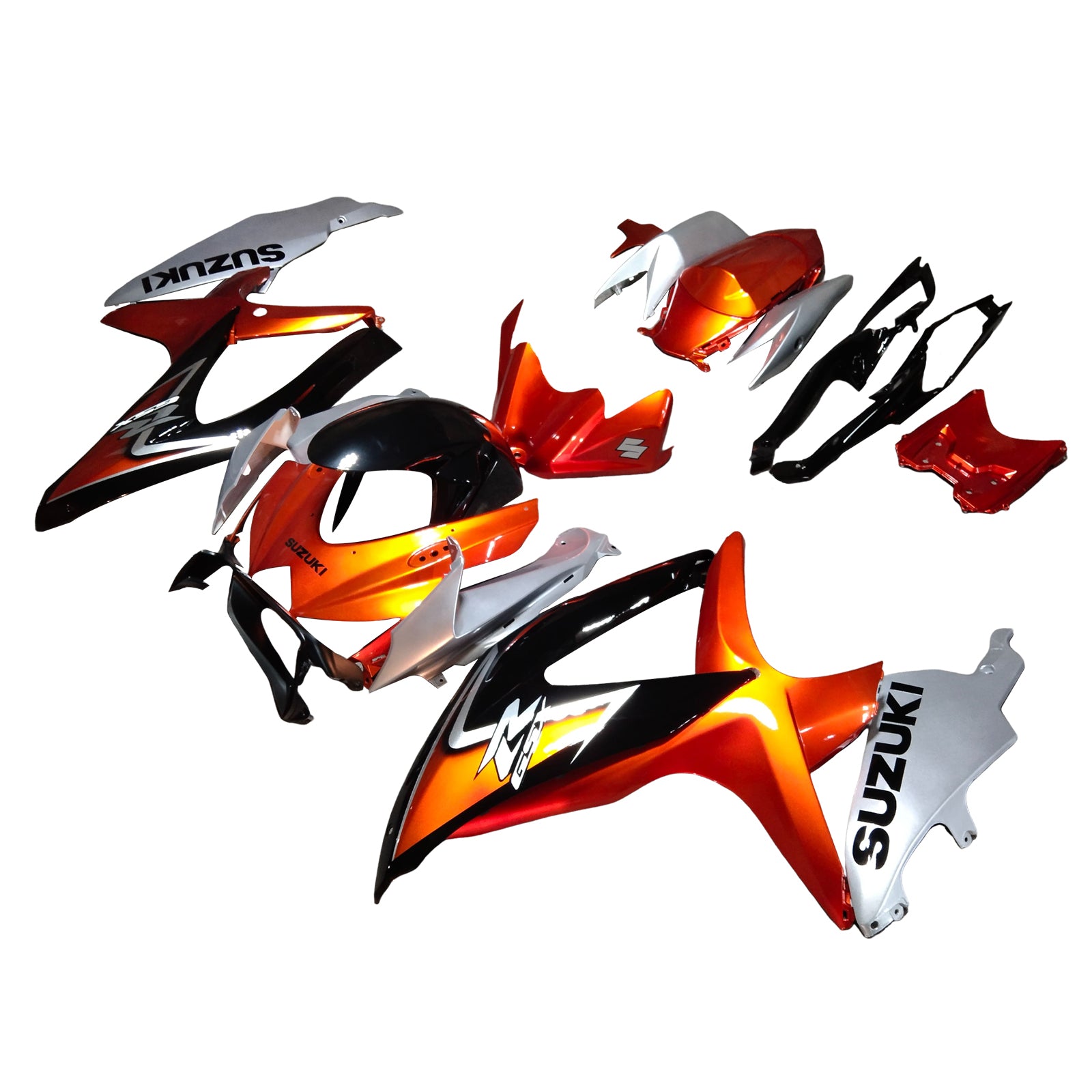 Amotopart Suzuki GSXR 600/750 2008-2010 K8 Fairing Kit Bodywork Plastic ABS