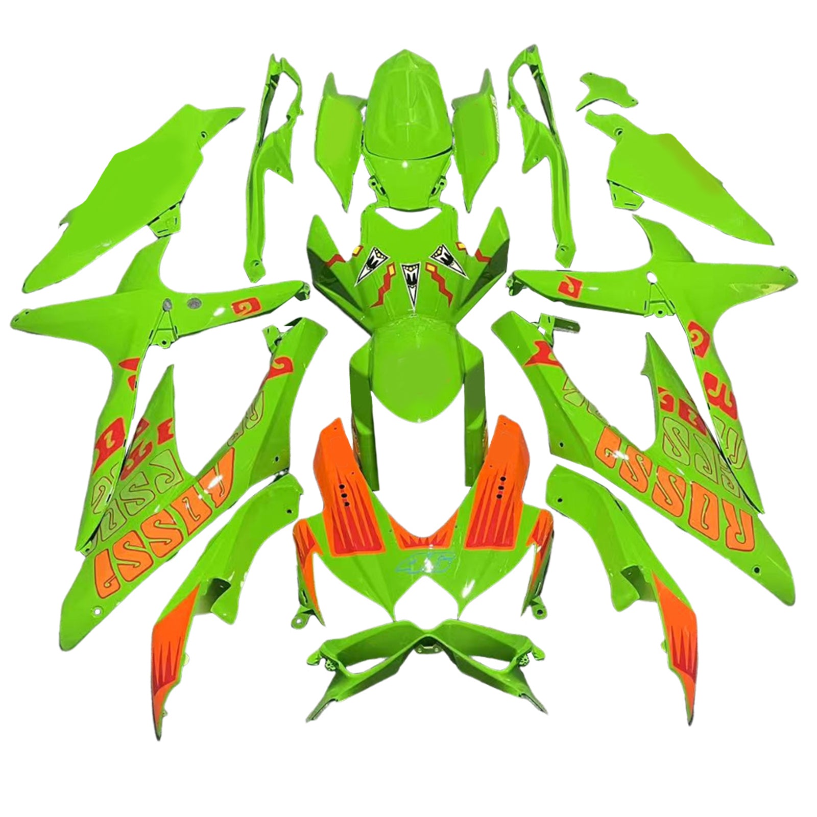 Amotopart Suzuki GSXR 600/750 2008-2010 K8 Fairing Kit Bodywork Plastic ABS