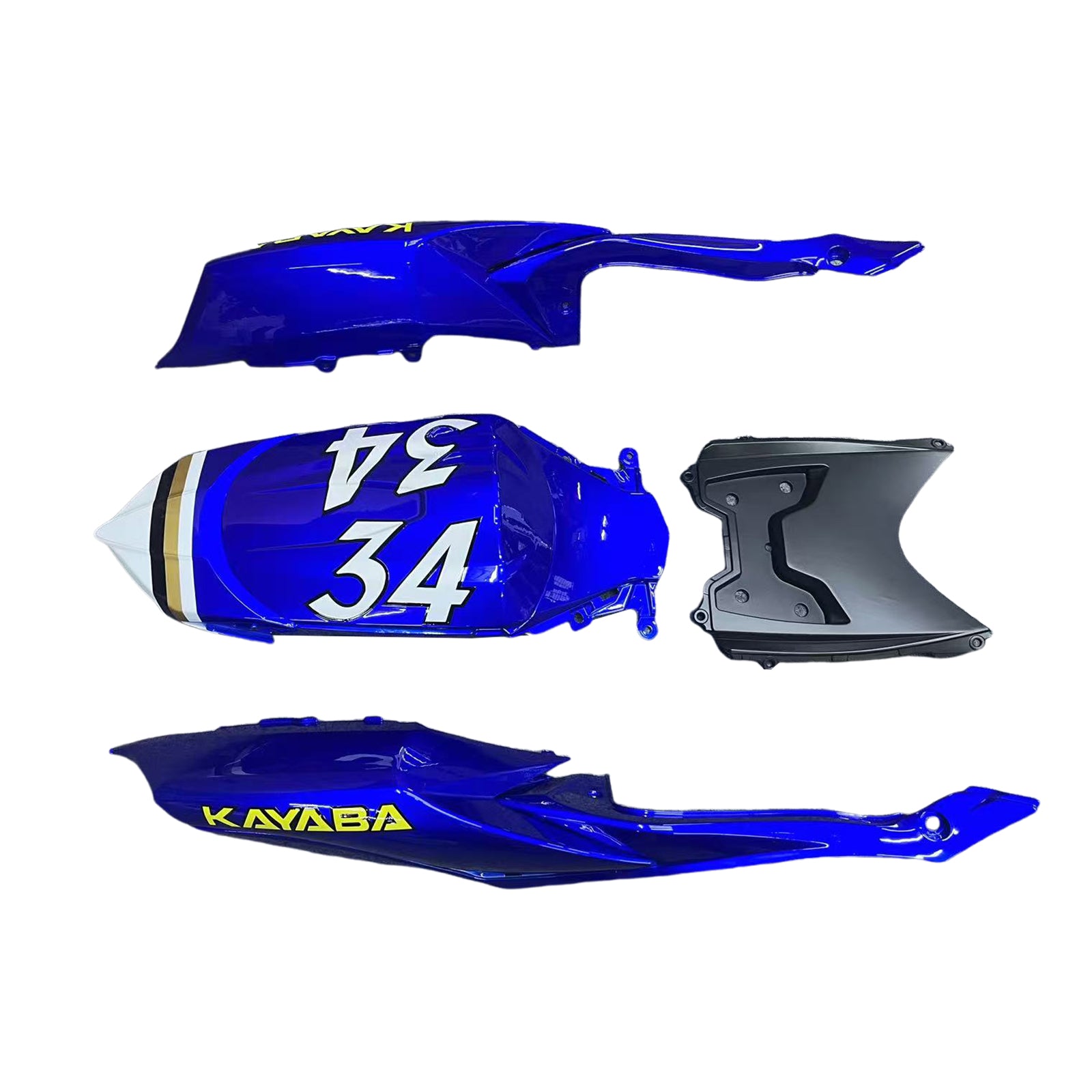 Amotopart Suzuki GSXR 600/750 2008-2010 K8 Fairing Kit Bodywork Plastic ABS