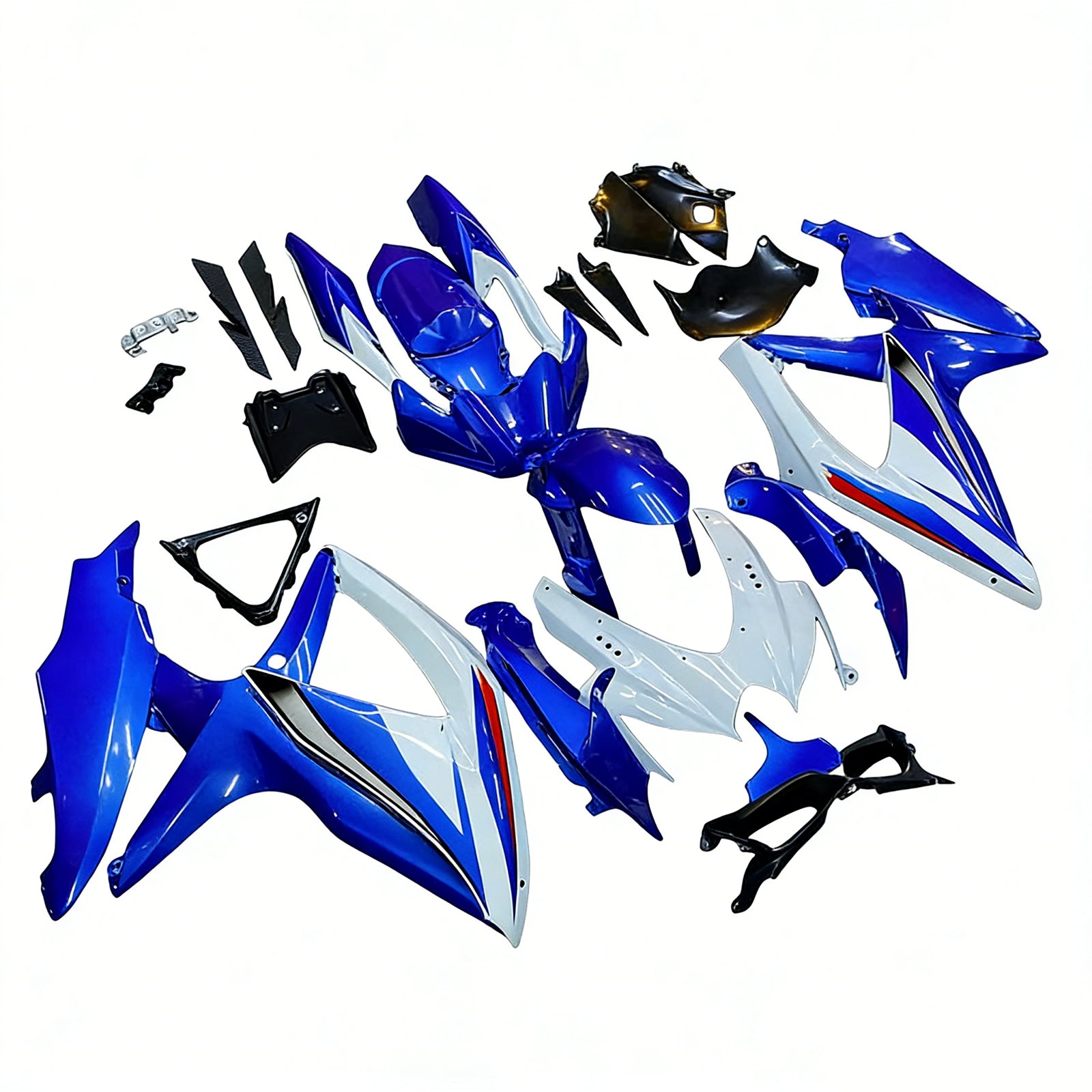 Amotopart Suzuki GSXR 600/750 2008-2010 K8 Fairing Kit Bodywork Plastic ABS