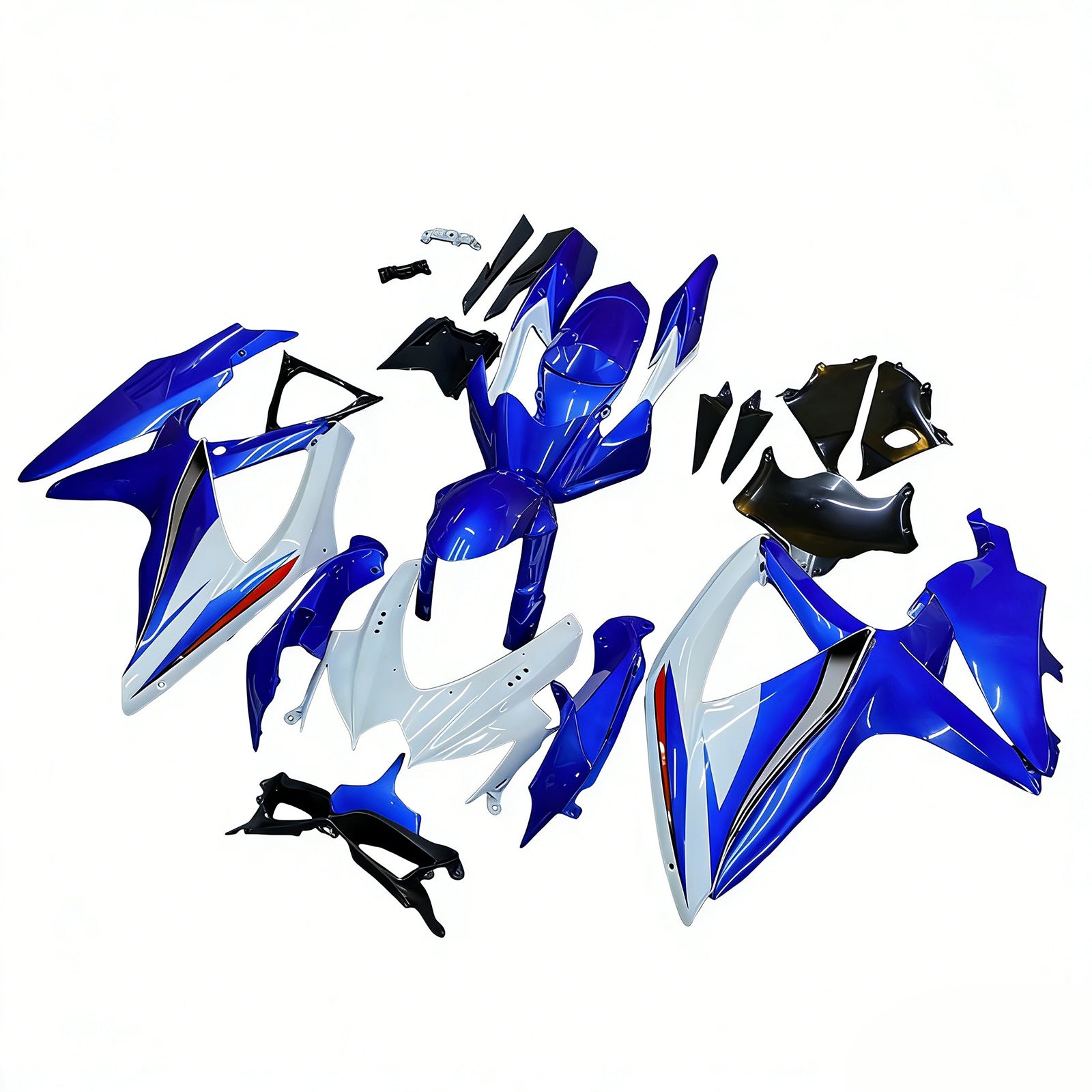 Amotopart Suzuki GSXR 600/750 2008-2010 K8 Fairing Kit Bodywork Plastic ABS