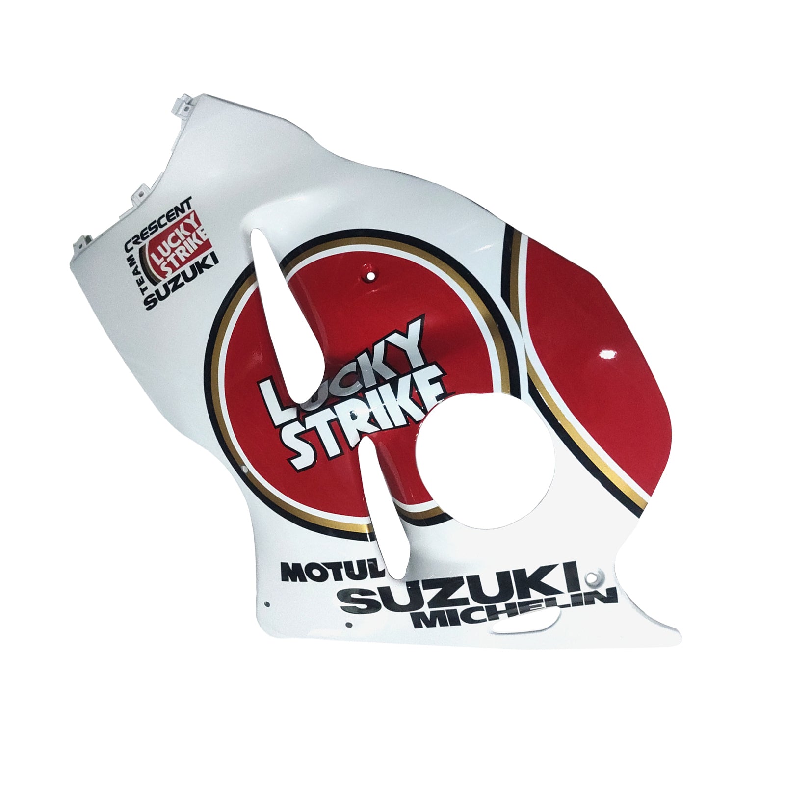 Carenados 1999-2007 Suzuki GSX1300 Hayabusa blanco y rojo Lucky Strike genérico