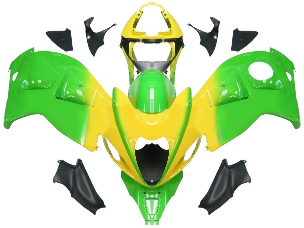 Fairings 1999-2007 Suzuki GSX1300 Hayabusa Green & Yellow Hayabusa Generic