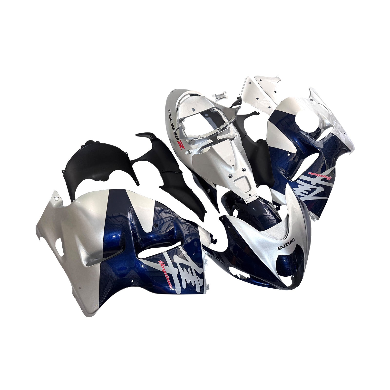 Fairings 1999-2007 Suzuki GSX1300 Hayabusa Blue and Silver Hayabusa Generic