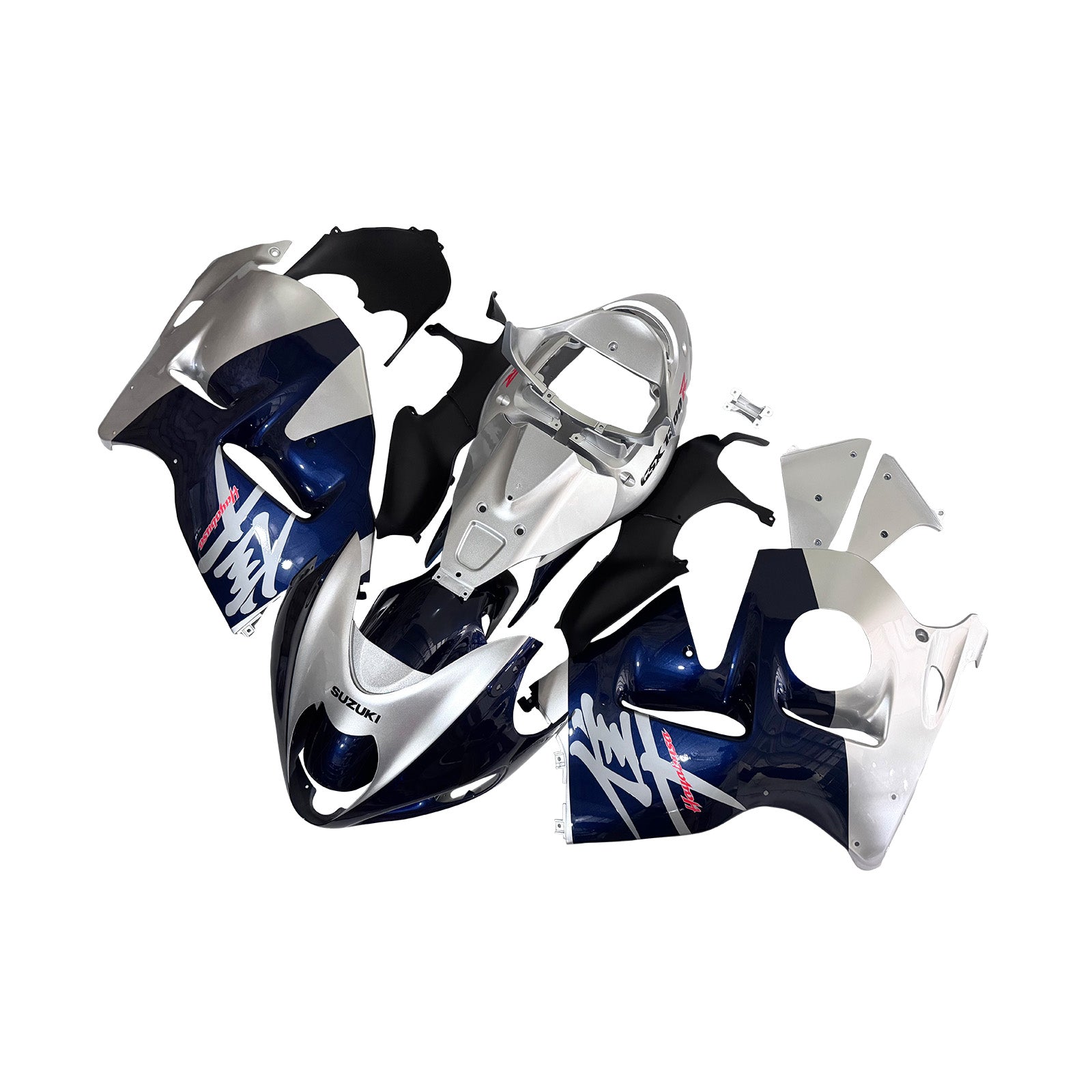 Fairings 1999-2007 Suzuki GSX1300 Hayabusa Blue and Silver Hayabusa Generic