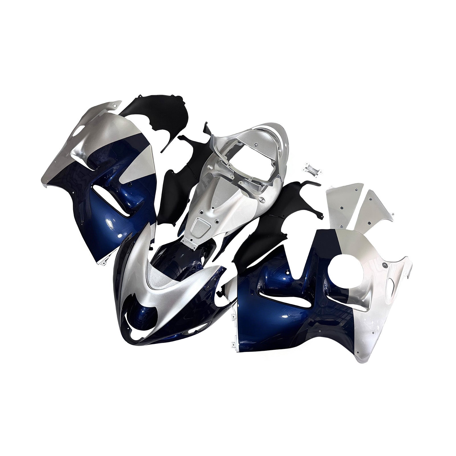 Fairings 1999-2007 Suzuki GSX1300 Hayabusa Blue and Silver Hayabusa Generic