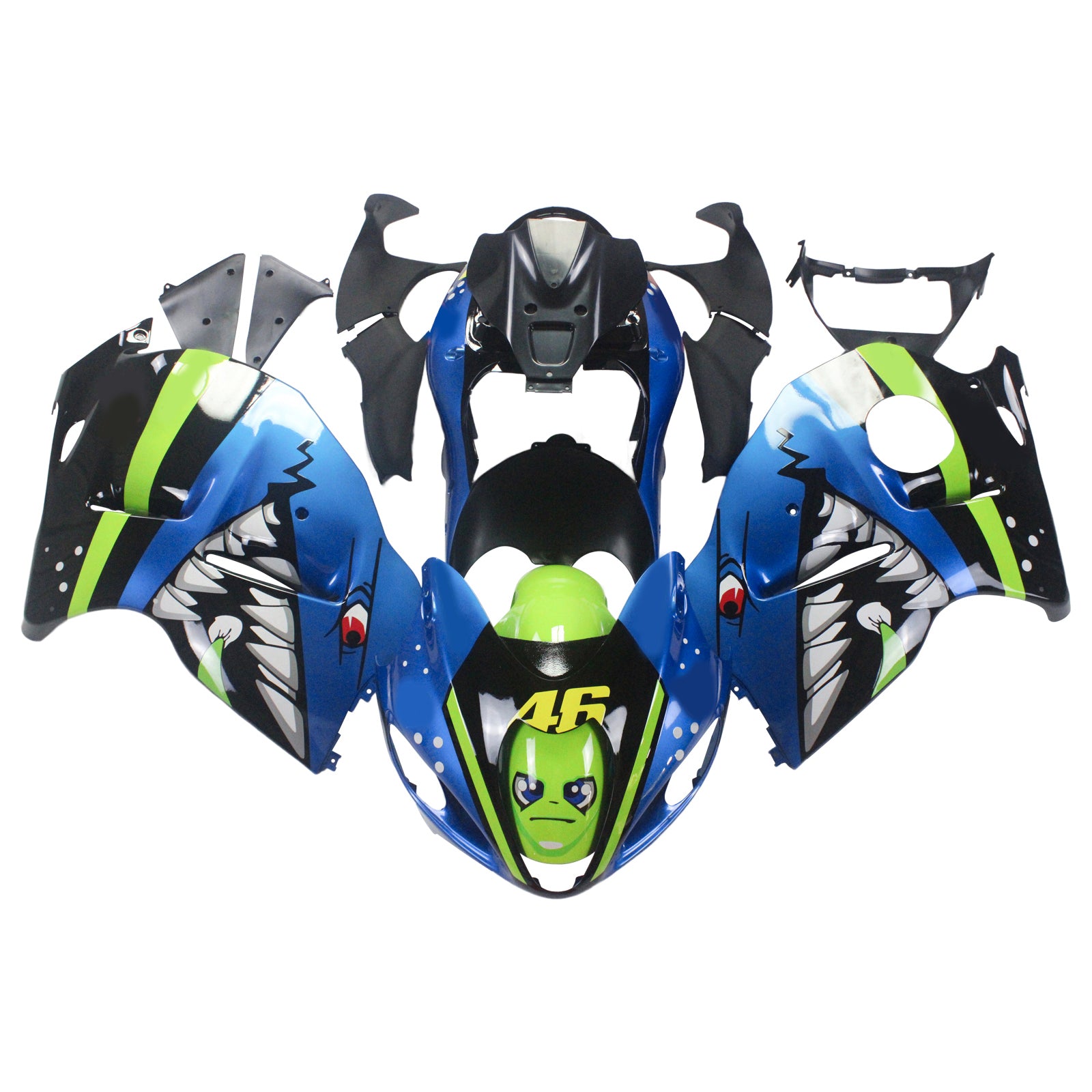 Suzuki Hayabusa GSXR1300 1999-2007 Fairing Kit Bodywork Plastic ABS