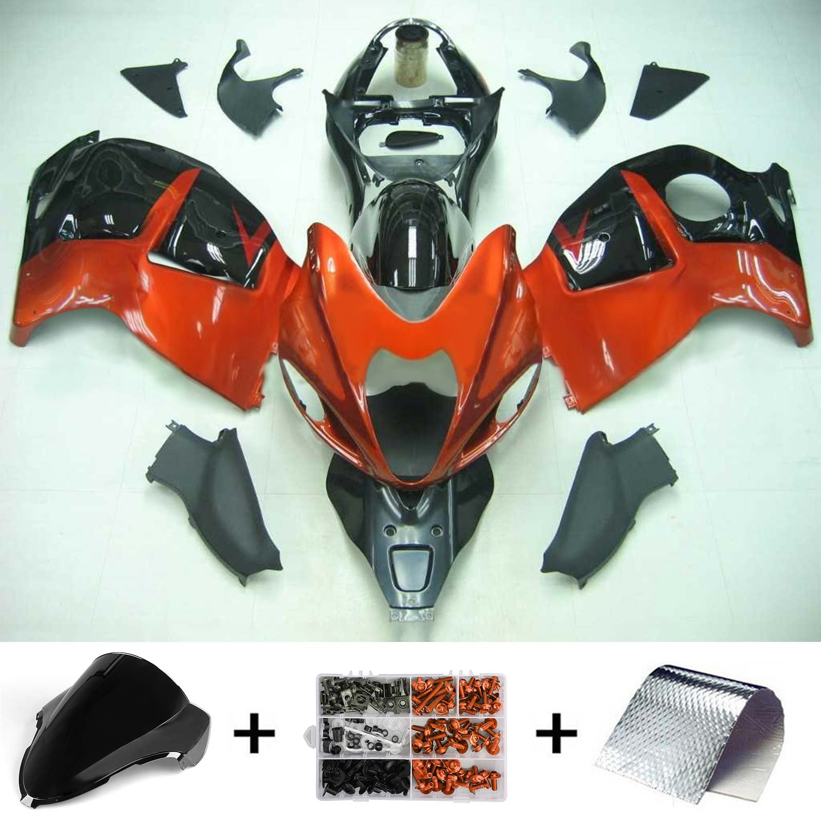 스즈키 하야부사 GSXR1300 1999-2007 페어링 키트 차체 플라스틱 ABS