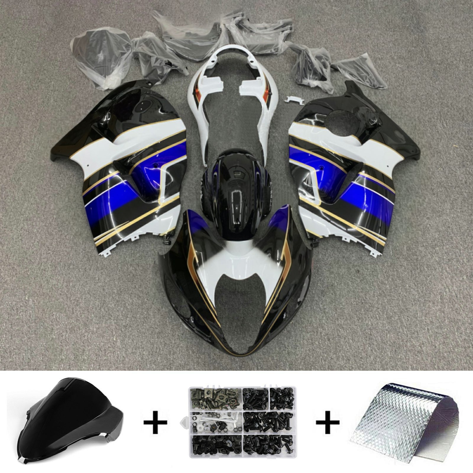 Suzuki Hayabusa GSX1300R 1999-2007 Fairing Kit Bodywork Plastic ABS