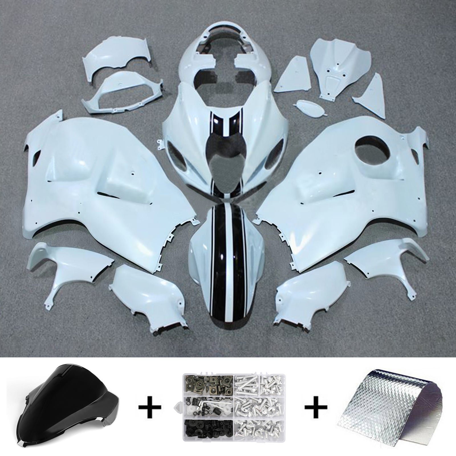 Suzuki Hayabusa GSX1300R 1999-2007 Fairing Kit Bodywork Plastic ABS