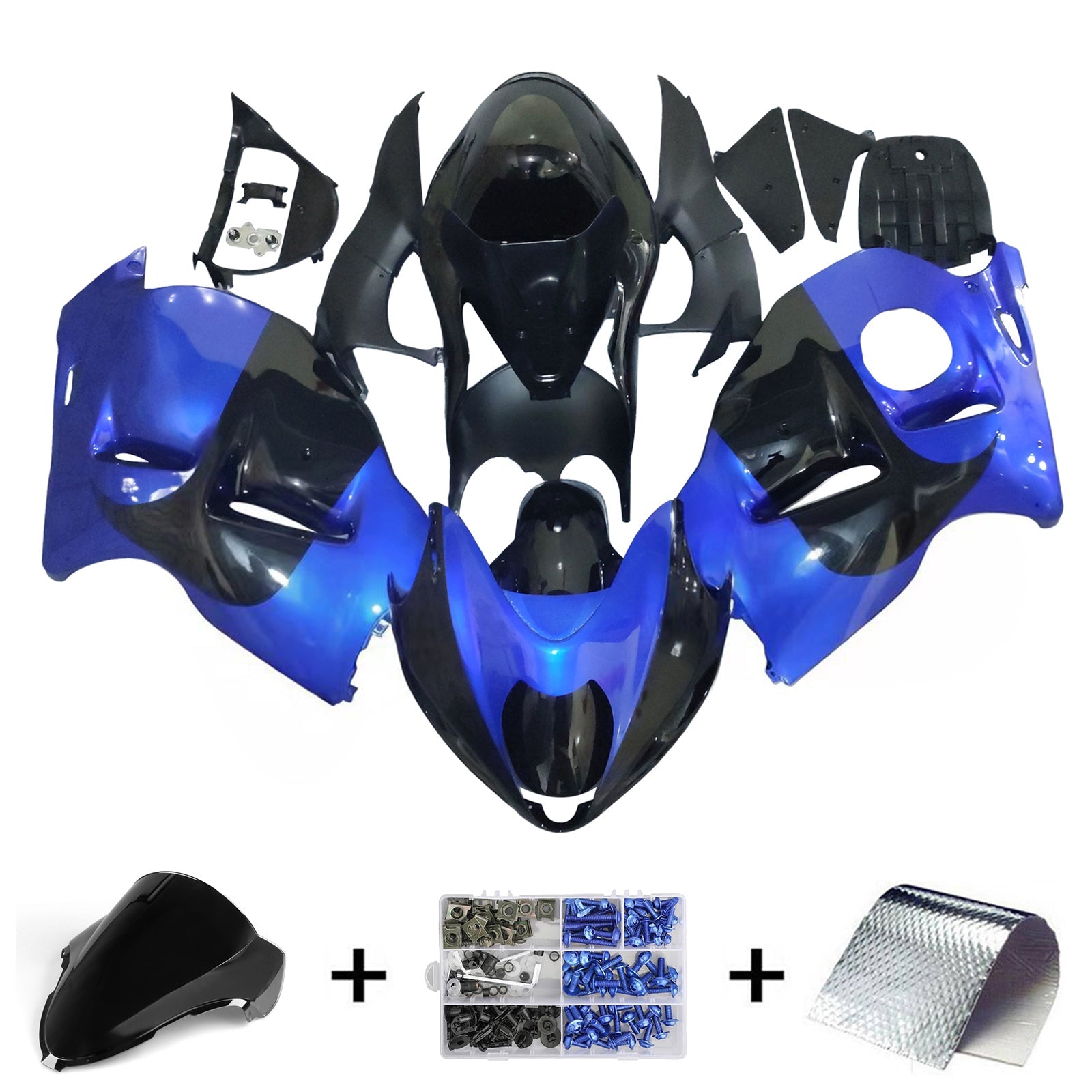 Suzuki Hayabusa GSX1300R 1999-2007 Fairing Kit Bodywork Plastic ABS