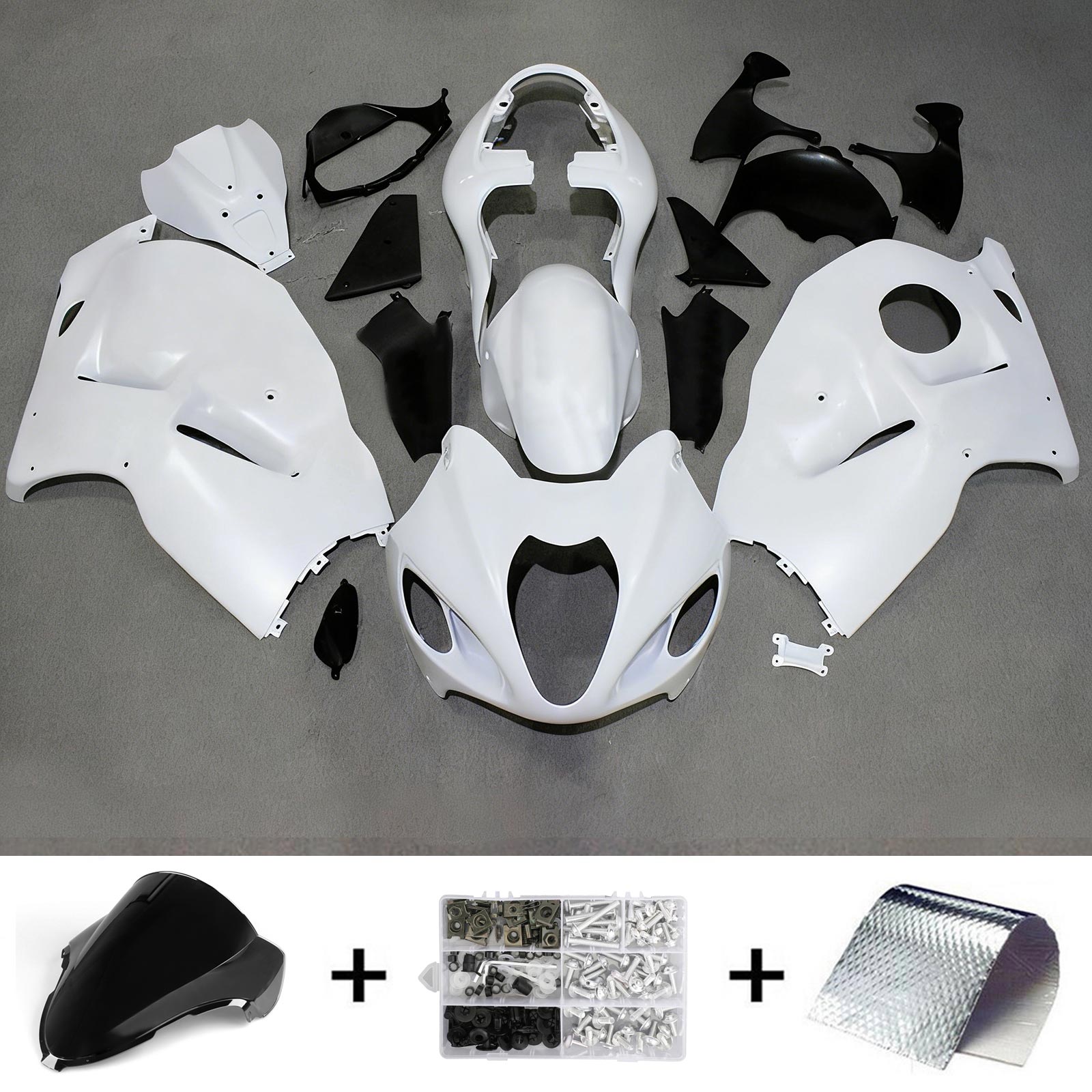 Suzuki Hayabusa GSX1300R 1999-2007 Fairing Kit Bodywork Plastic ABS