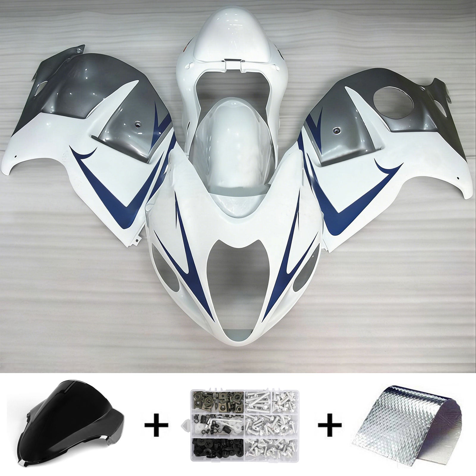 Suzuki Hayabusa GSX1300R 1999-2007 Fairing Kit Bodywork Plastic ABS