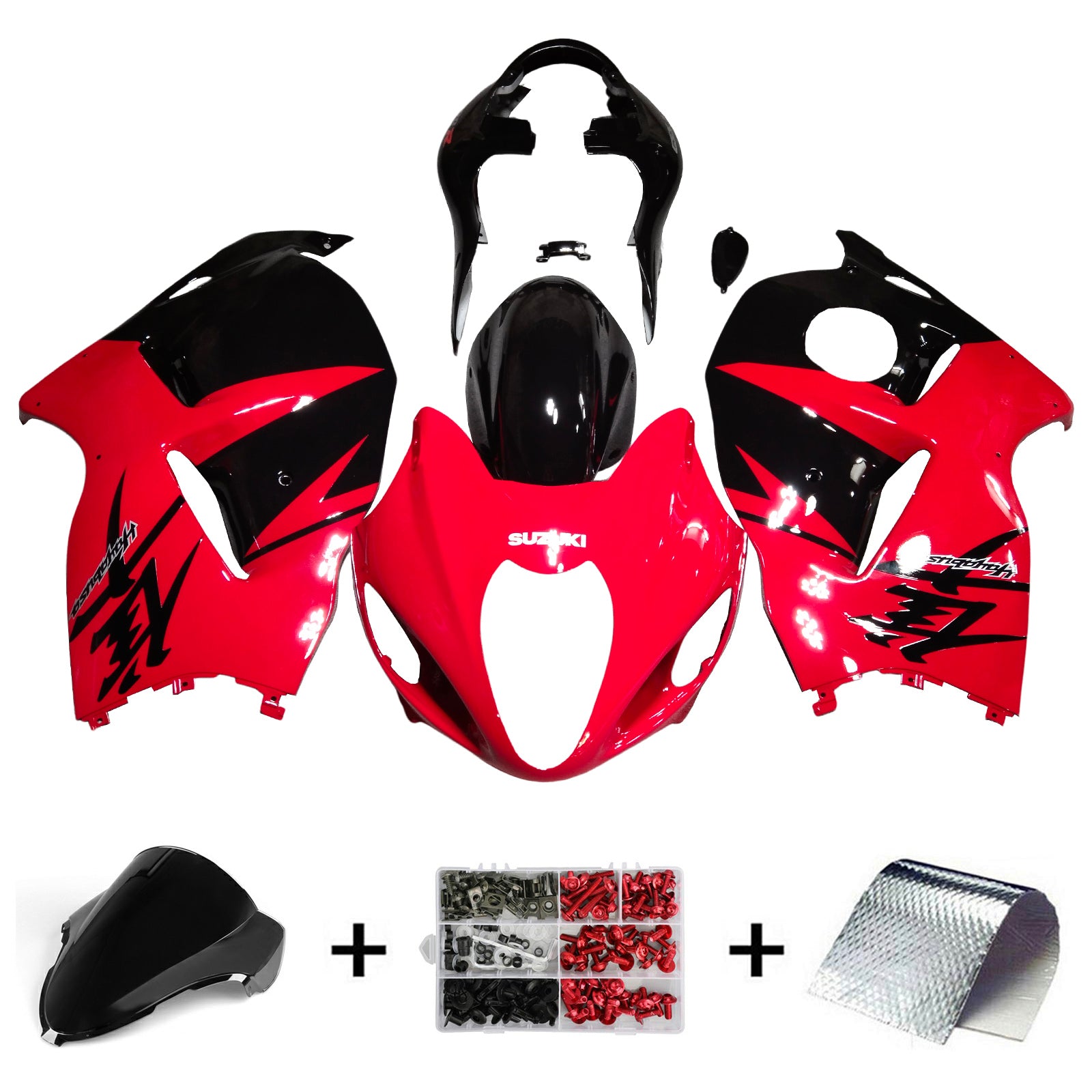 Suzuki Hayabusa GSX1300R 1999-2007 Fairing Kit Bodywork Plastic ABS