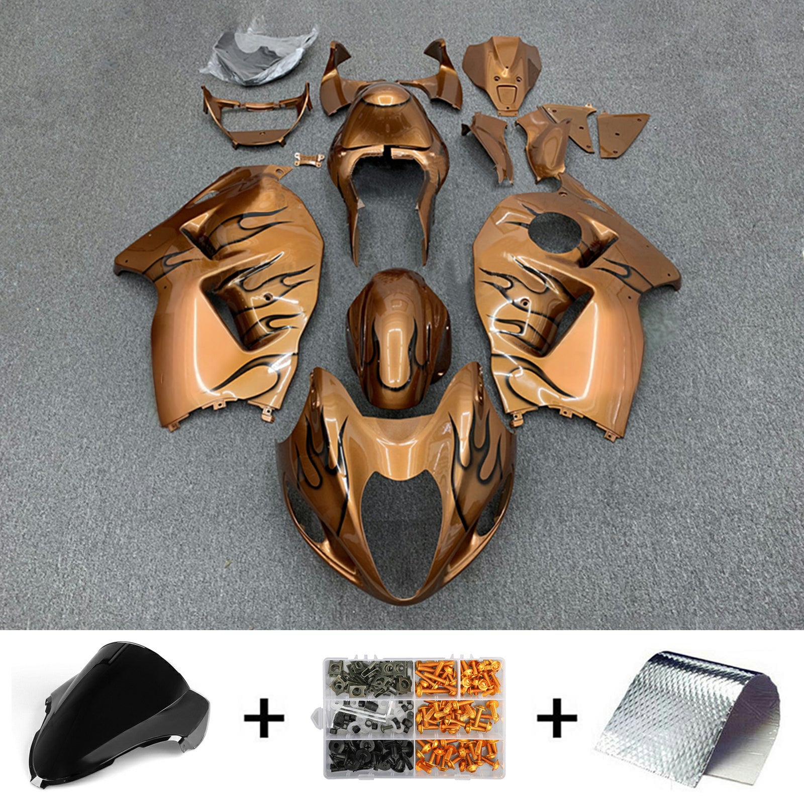 Suzuki Hayabusa GSX1300R 1999-2007 Fairing Kit Bodywork Plastic ABS