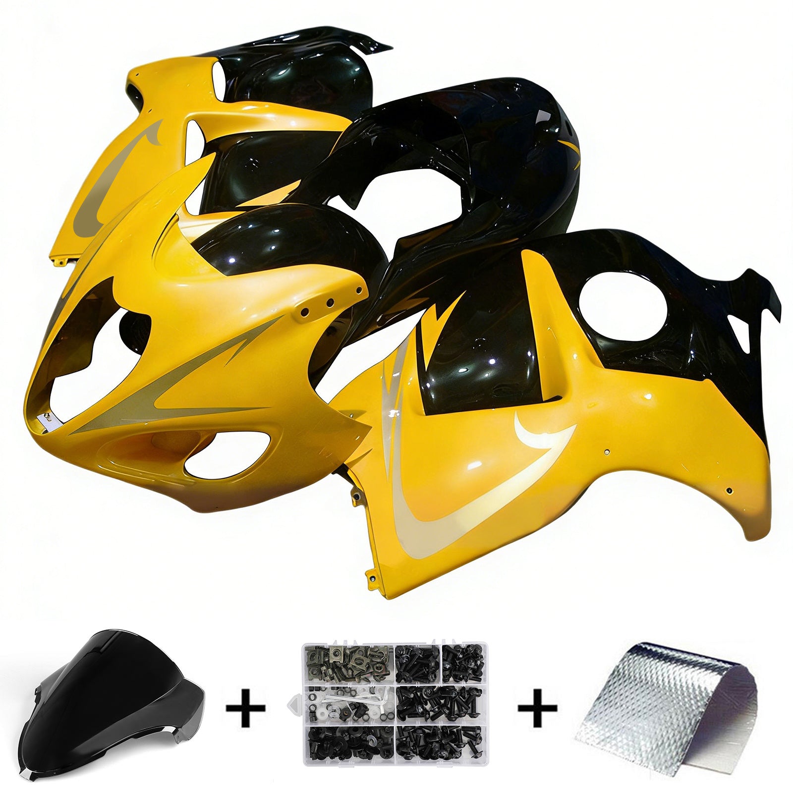 Amotopart Suzuki Hayabusa GSX1300R 1999-2007 Fairing Kit Bodywork Plastic ABS
