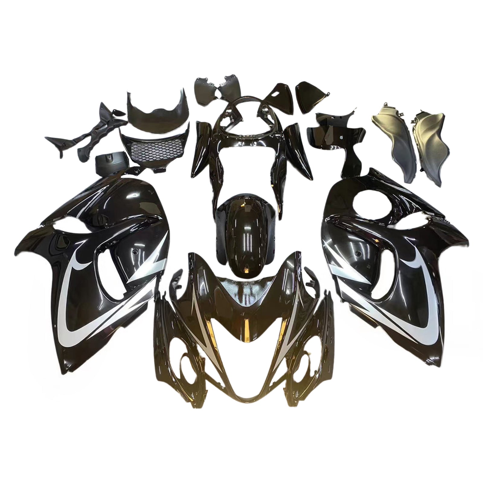 Amotopart Suzuki Hayabusa GSX1300R 2008-2020 Fairing Kit Bodywork Plastic ABS
