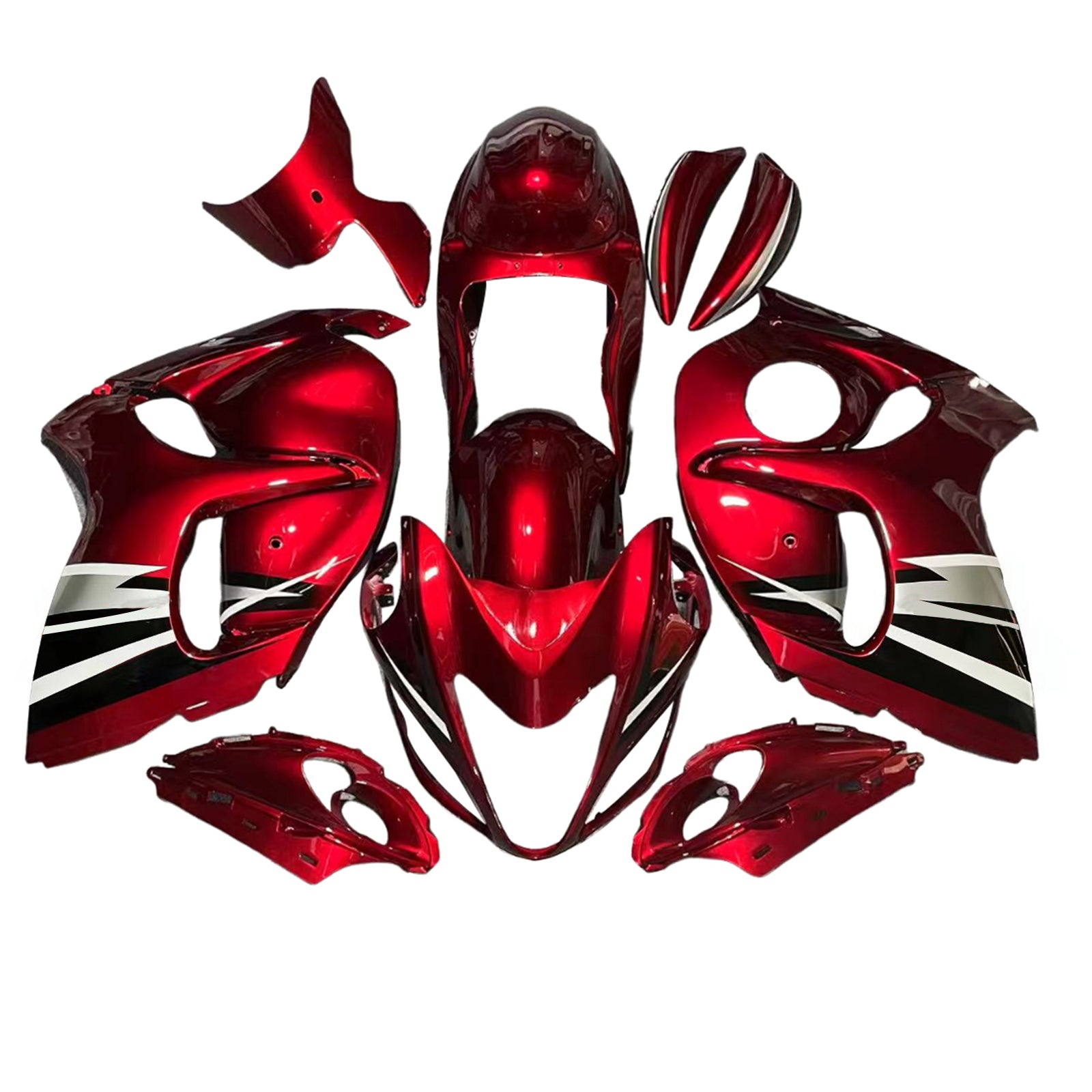 Amotopart Suzuki Hayabusa GSX1300R 2008-2020 Fairing Kit Bodywork Plastic ABS