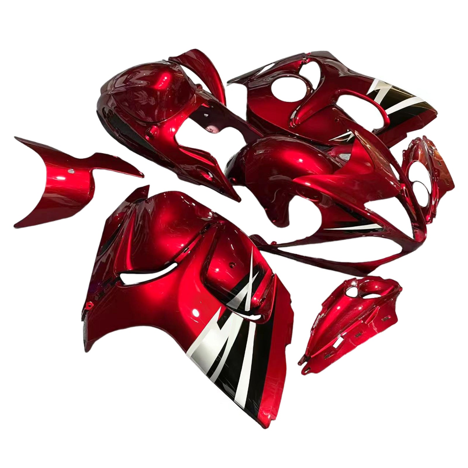 Amotopart Suzuki Hayabusa GSX1300R 2008-2020 Fairing Kit Bodywork Plastic ABS