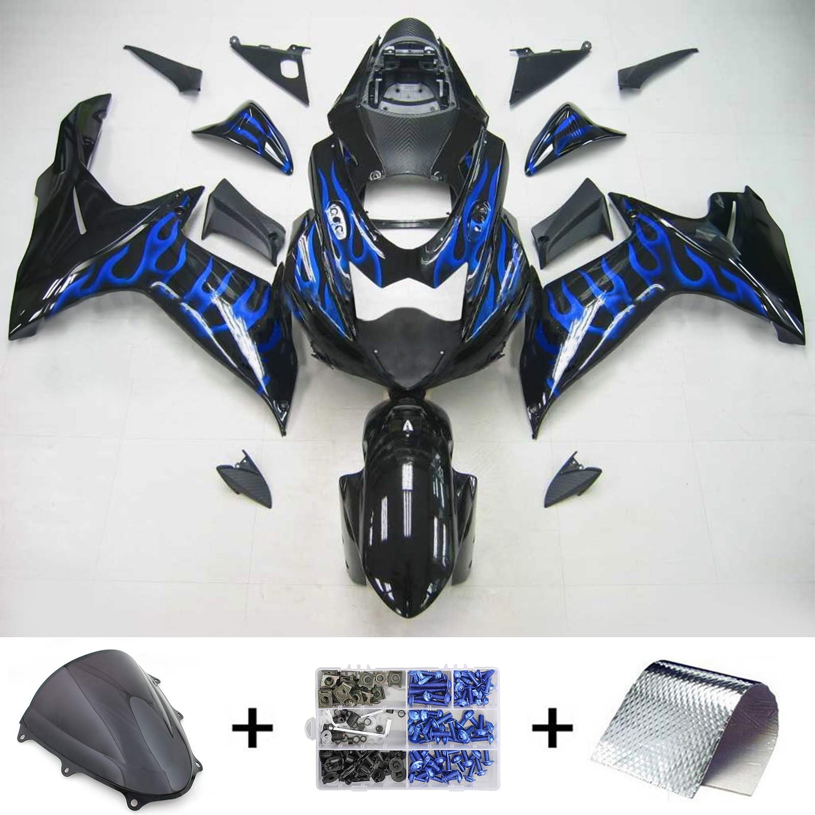Suzuki GSXR 600/750 2011-2024 K11 Fairing Kit Bodywork Plastic ABS
