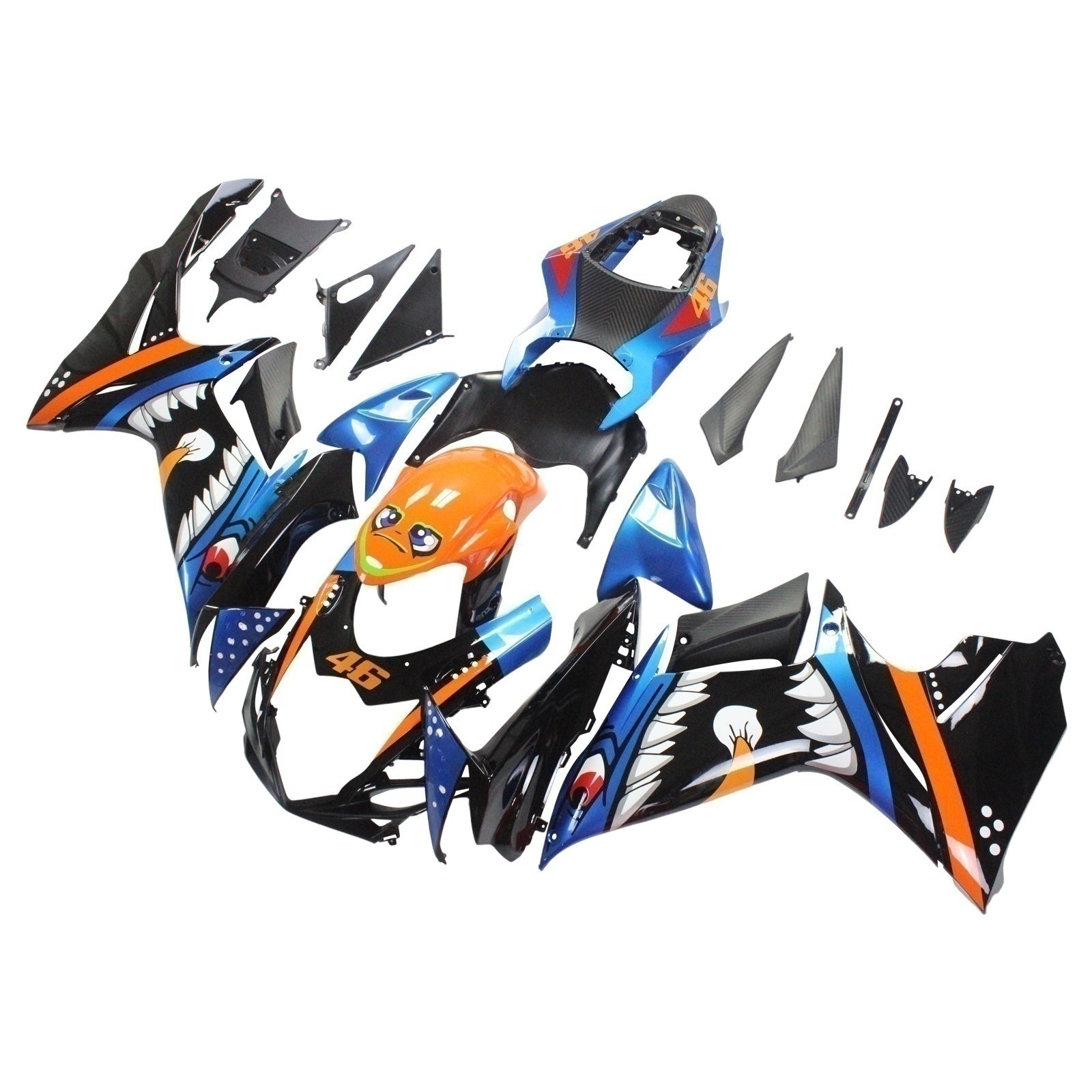 Suzuki GSXR 600/750 2011-2024 K11 Fairing Kit Bodywork Plastic ABS