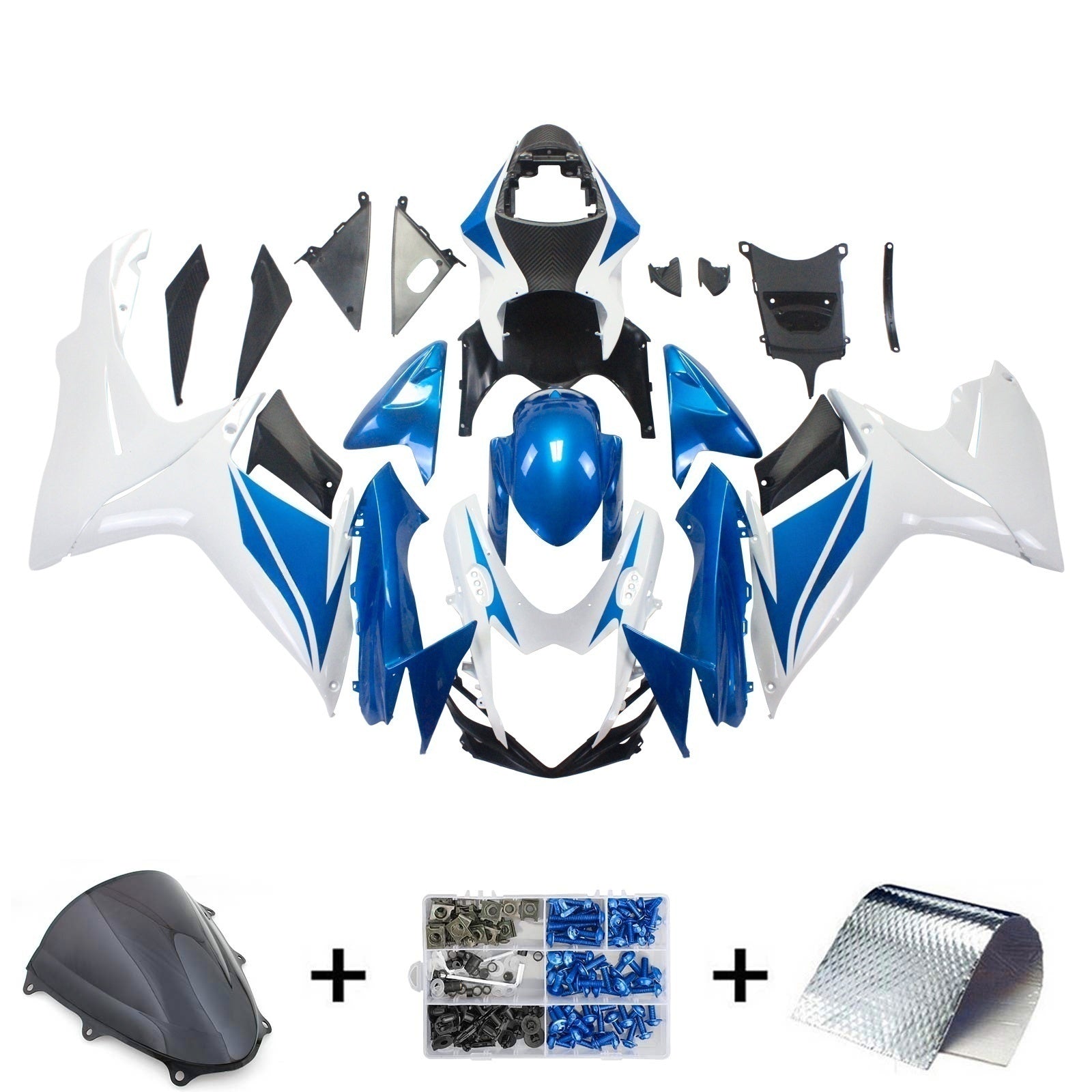 Suzuki GSXR 600/750 2011-2024 K11 Fairing Kit Bodywork Plastic ABS