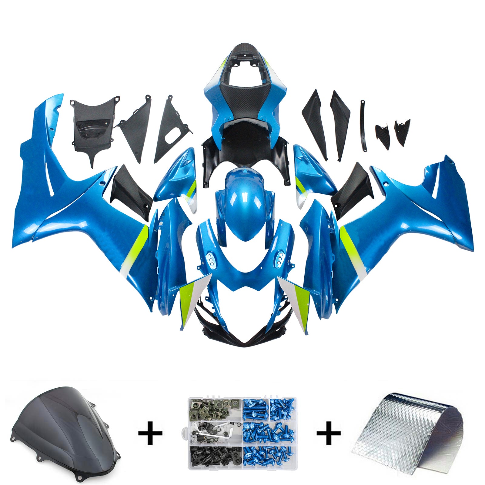 Suzuki GSXR 600/750 2011-2025 K11 Fairing Kit Bodywork Plastic ABS