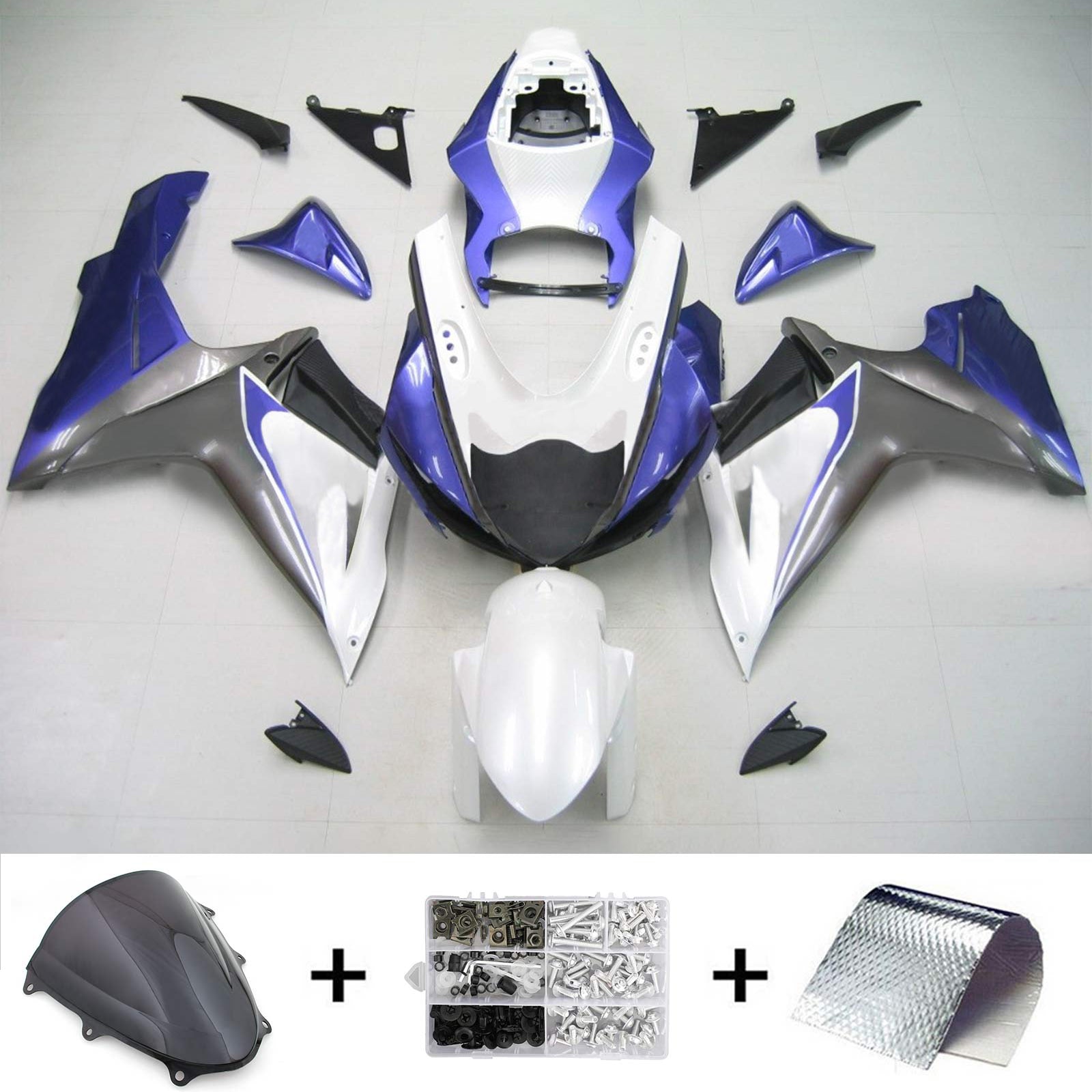Suzuki GSXR 600/750 2011-2024 K11 Fairing Kit Bodywork Plastic ABS