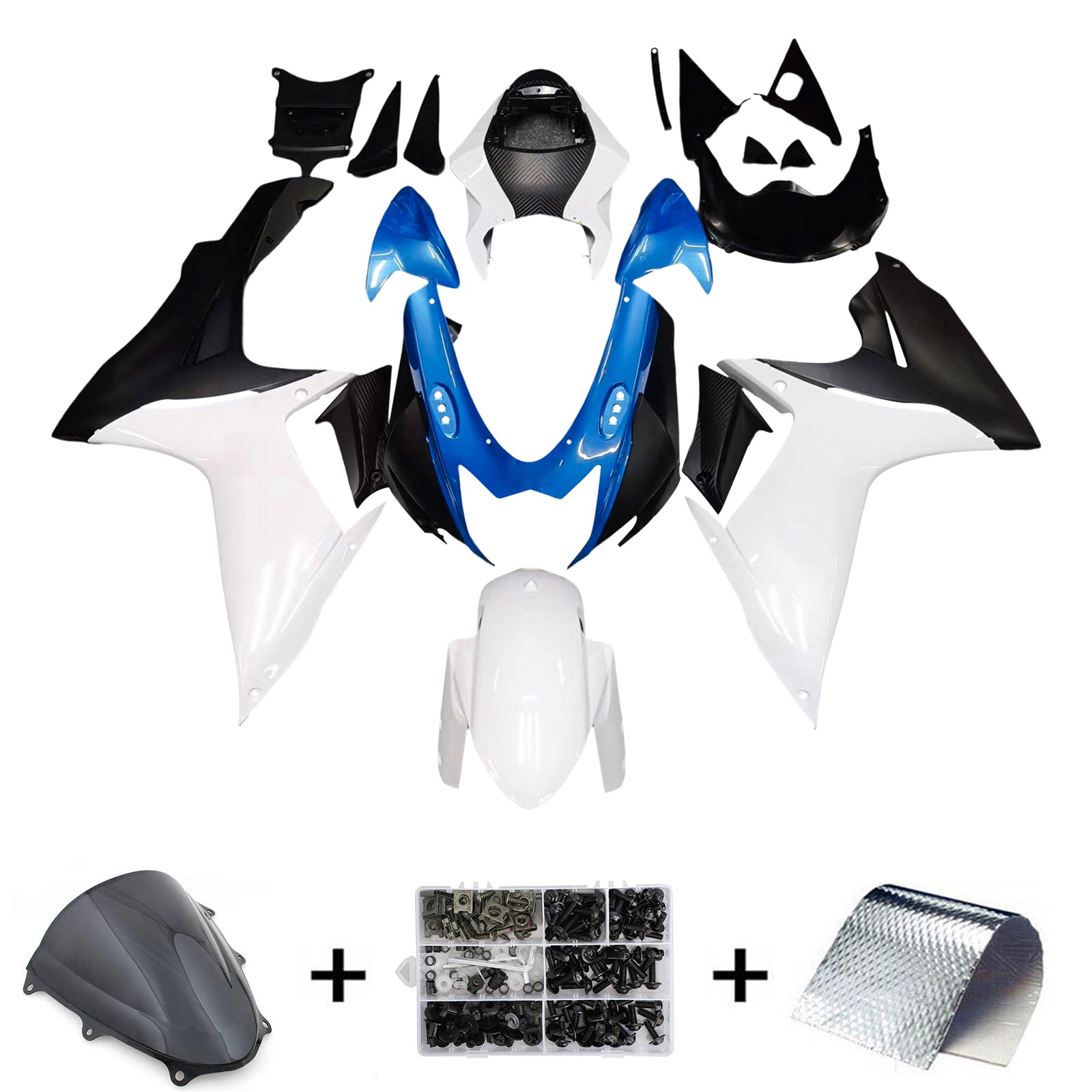 Suzuki GSXR 600/750 2011-2024 K11 Fairing Kit Bodywork Plastic ABS