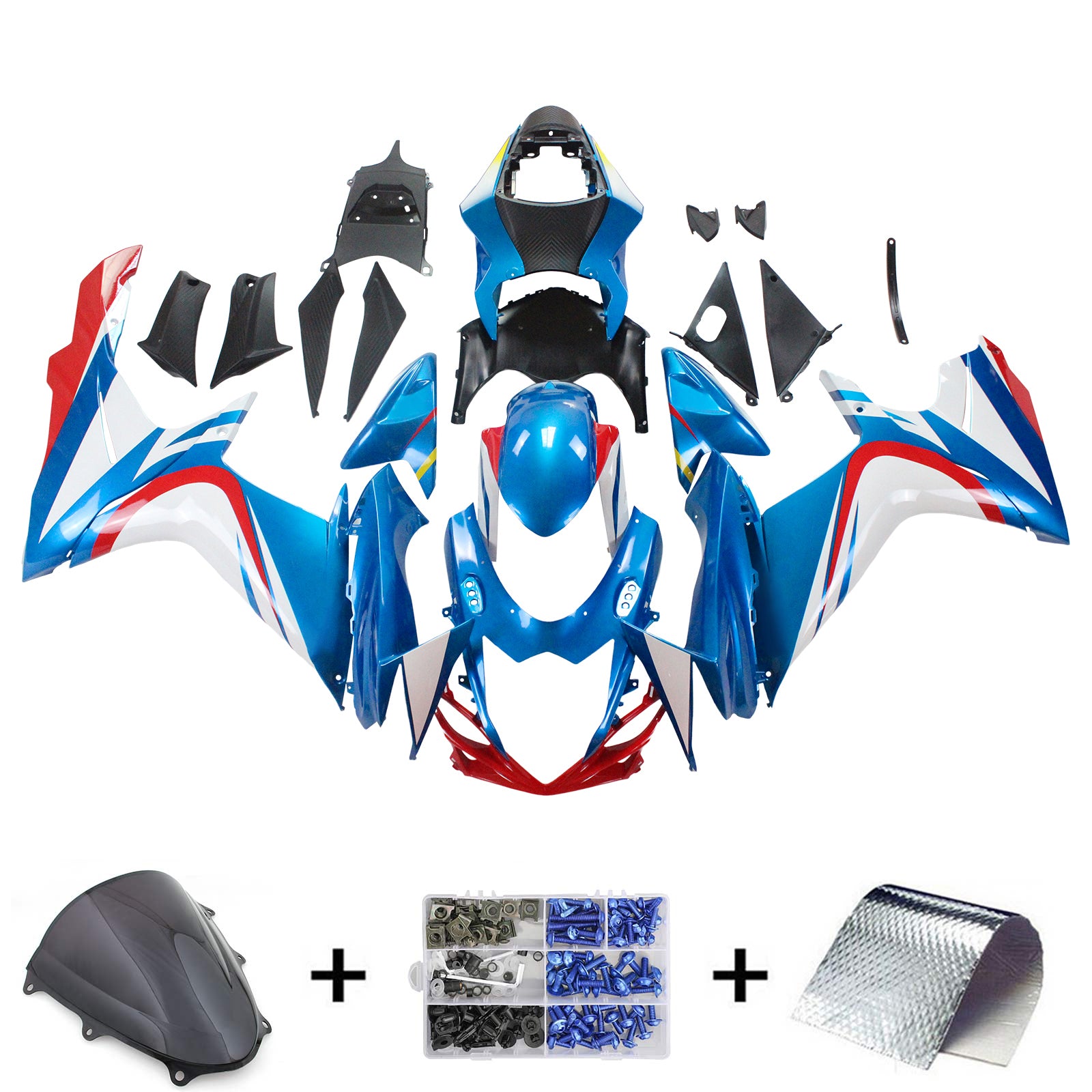 Suzuki GSXR 600/750 2011-2025 K11 Fairing Kit Bodywork Plastic ABS