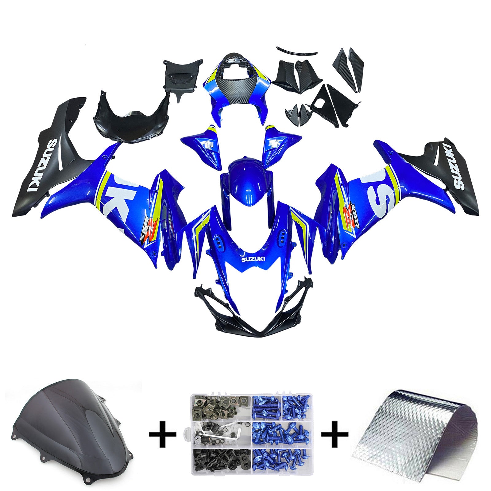 Amotopart Suzuki GSXR 600/750 2011-2025 K11 Fairing Kit Bodywork Plastic ABS
