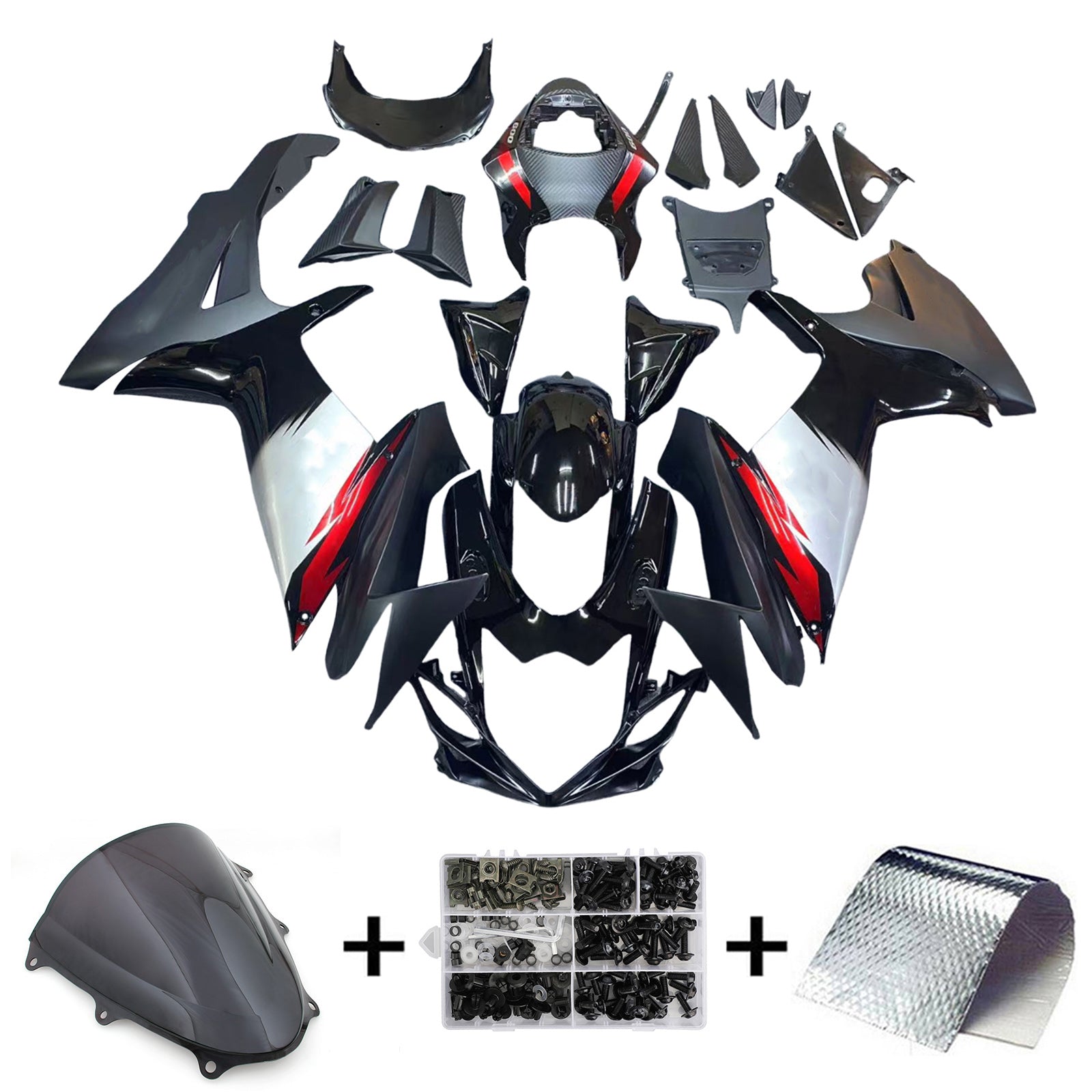 Amotopart Suzuki GSXR 600/750 2011-2025 K11 Fairing Kit Bodywork Plastic ABS