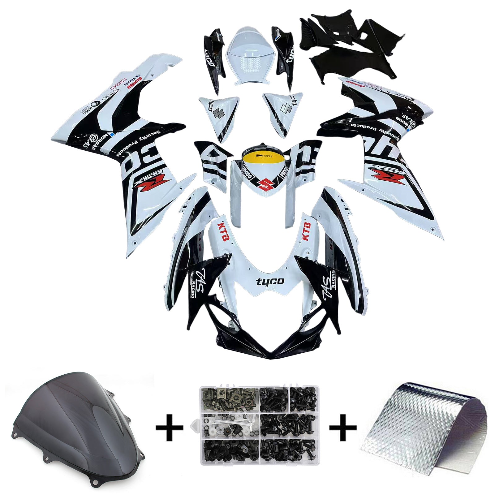 Amotopart Suzuki GSXR 600/750 2011-2025 K11 Fairing Kit Bodywork Plastic ABS