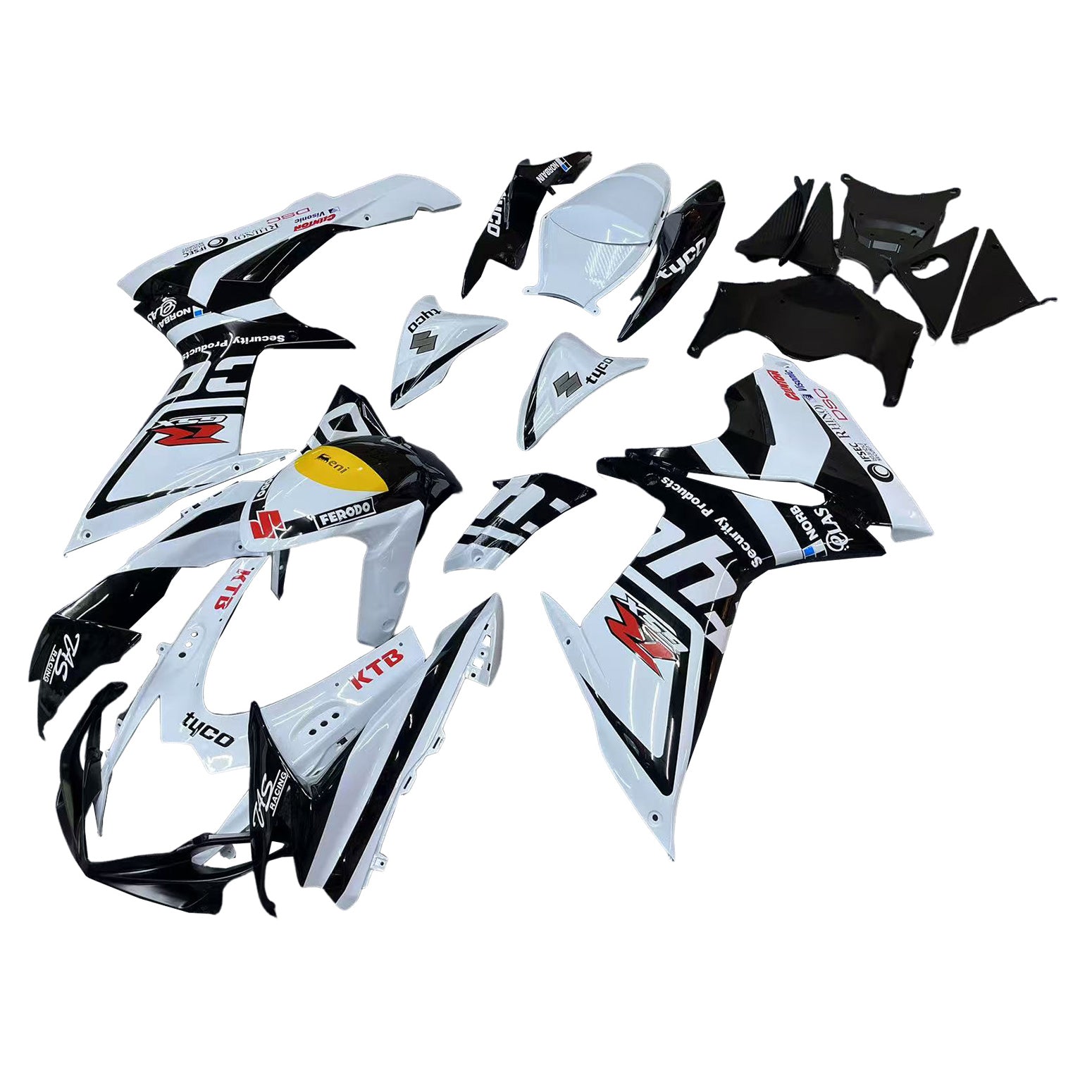 Amotopart Suzuki GSXR 600/750 2011-2025 K11 Fairing Kit Bodywork Plastic ABS