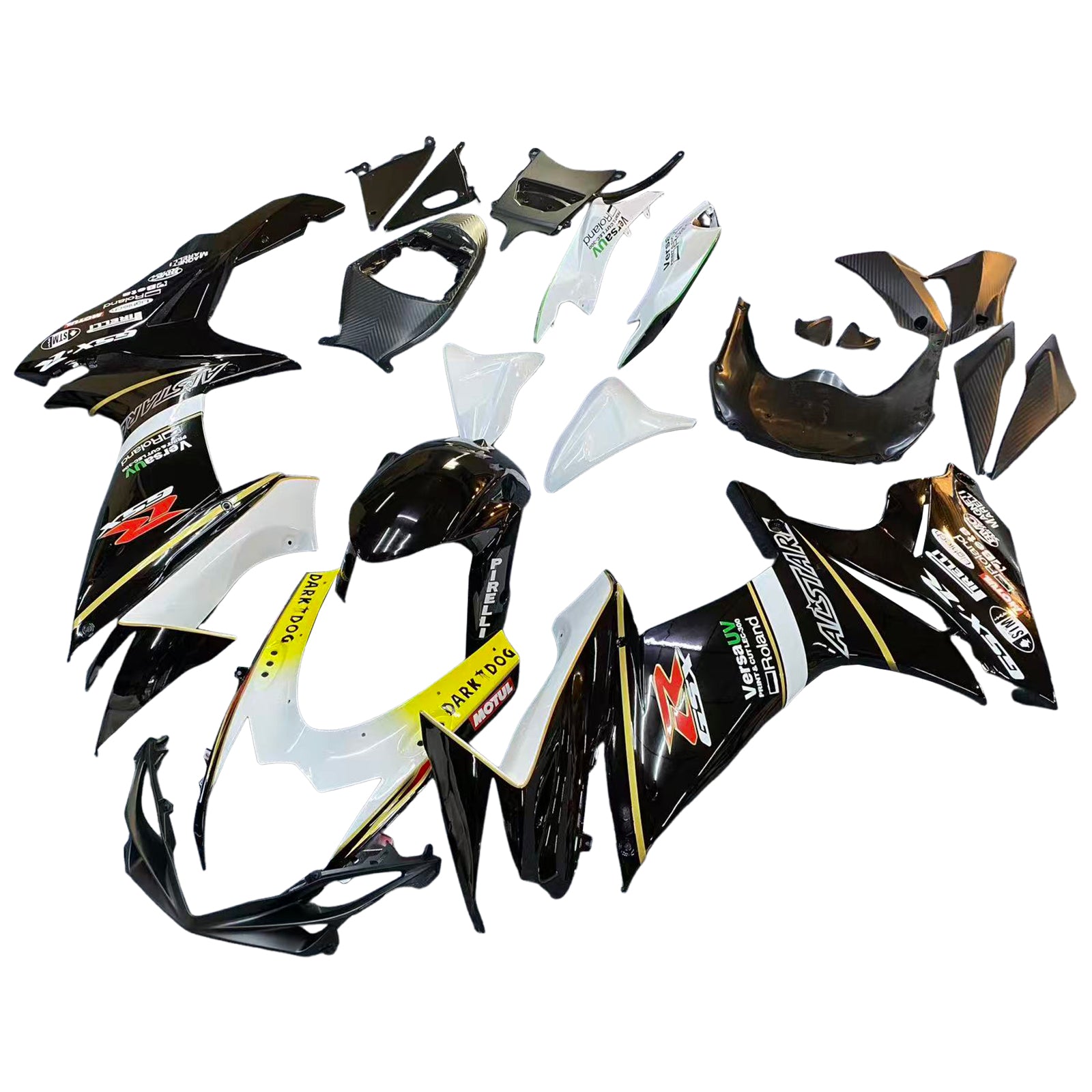 Amotopart Suzuki GSXR 600/750 2011-2024 K11 Kit Carenado Carrocería Plástico ABS