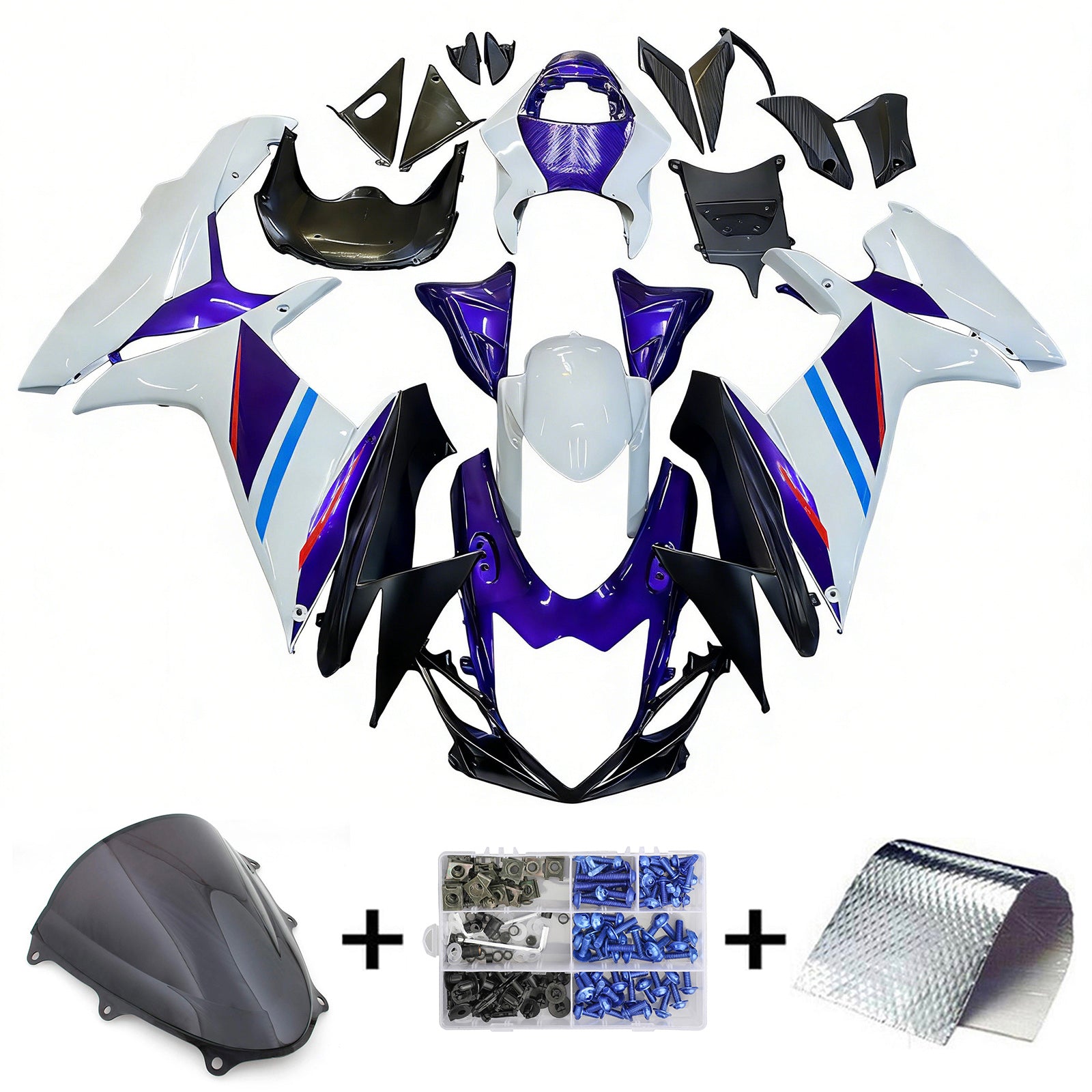 Amotopart Suzuki GSXR 600/750 2011-2025 K11 Fairing Kit Bodywork Plastic ABS
