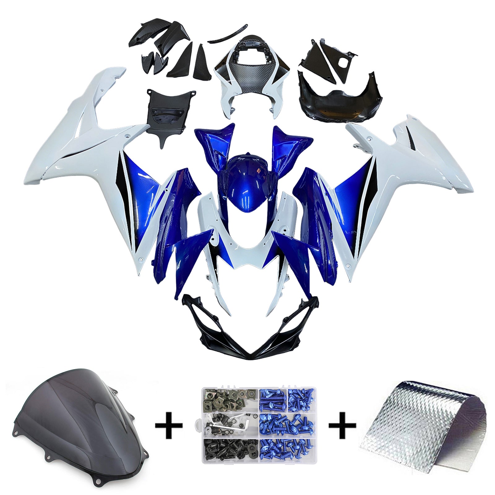 Amotopart Suzuki GSXR 600/750 2011-2025 K11 Fairing Kit Bodywork Plastic ABS