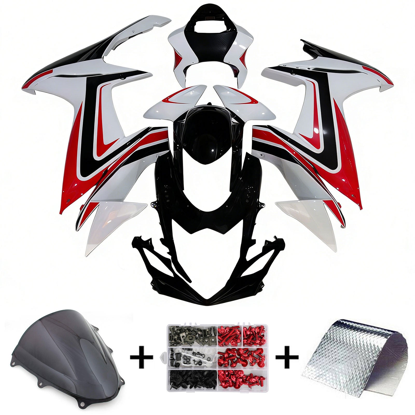 Amotopart Suzuki GSXR 600/750 2011-2024 K11 Kit Carenado Carrocería Plástico ABS