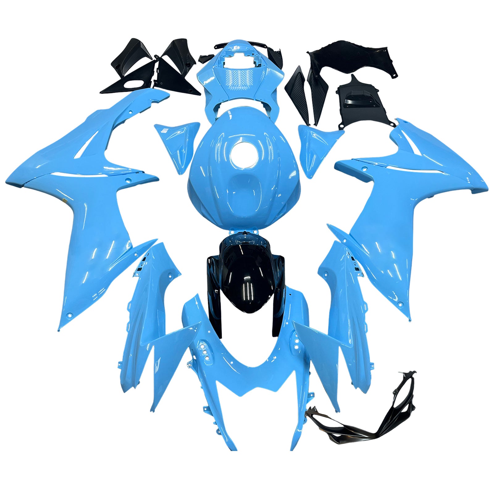 Amotopart Suzuki GSXR 600/750 2011-2025 K11 페어링 키트 차체 플라스틱 ABS