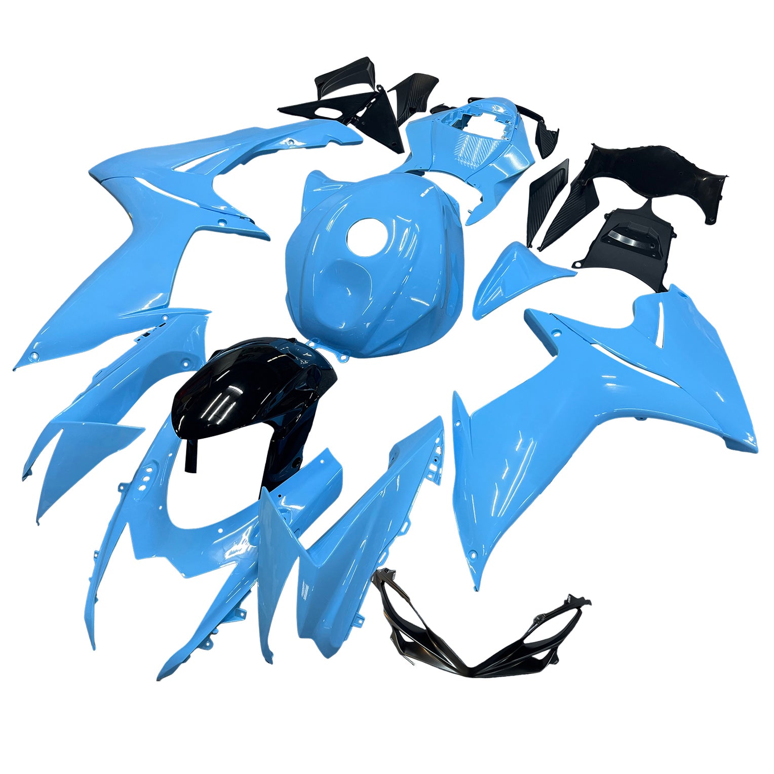 Amotopart Suzuki GSXR 600/750 2011-2025 K11 페어링 키트 차체 플라스틱 ABS