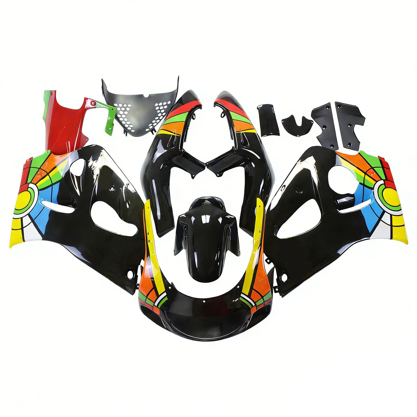 스즈키 GSXR 600/750 1996-2000 페어링 키트 차체 플라스틱 ABS