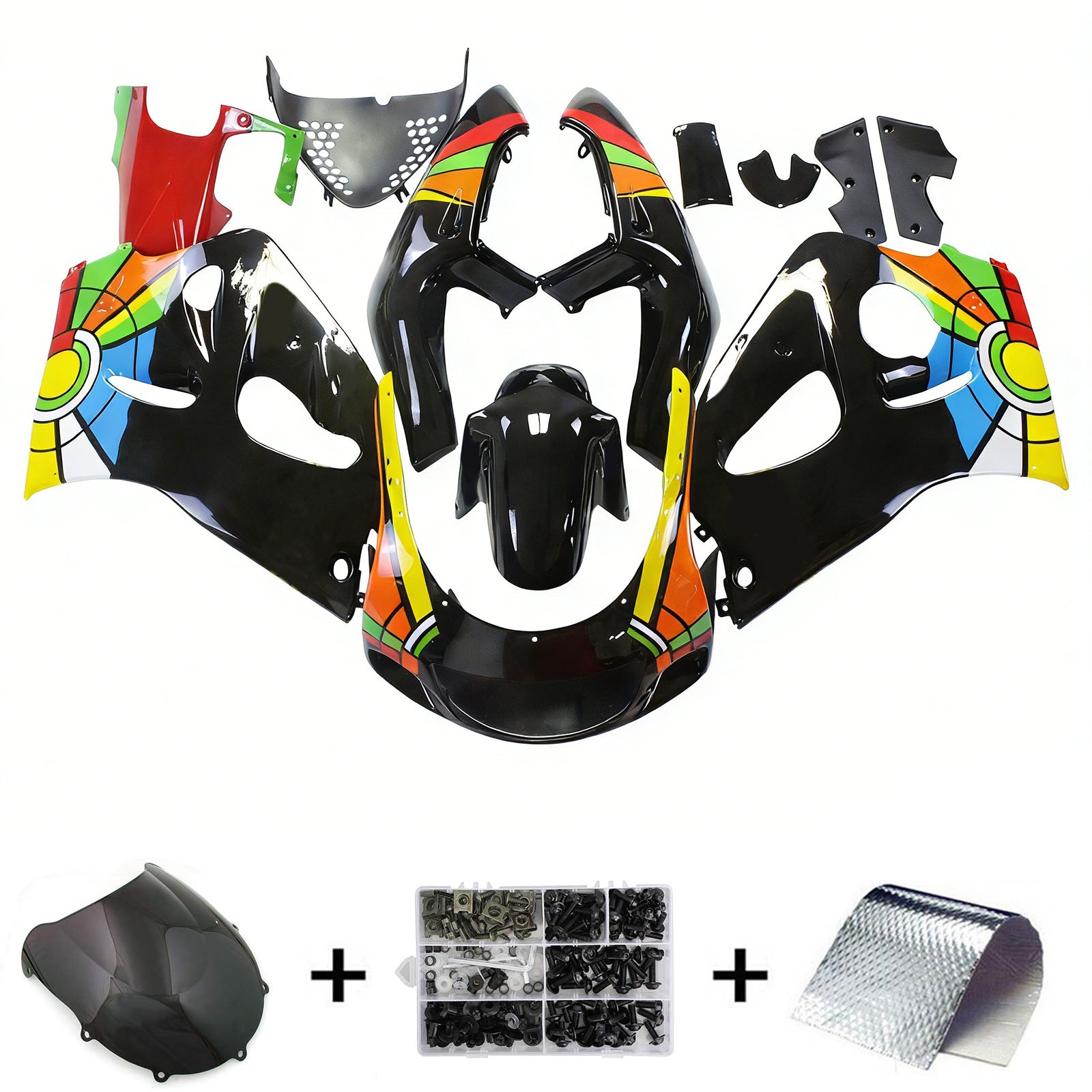 스즈키 GSXR 600/750 1996-2000 페어링 키트 차체 플라스틱 ABS