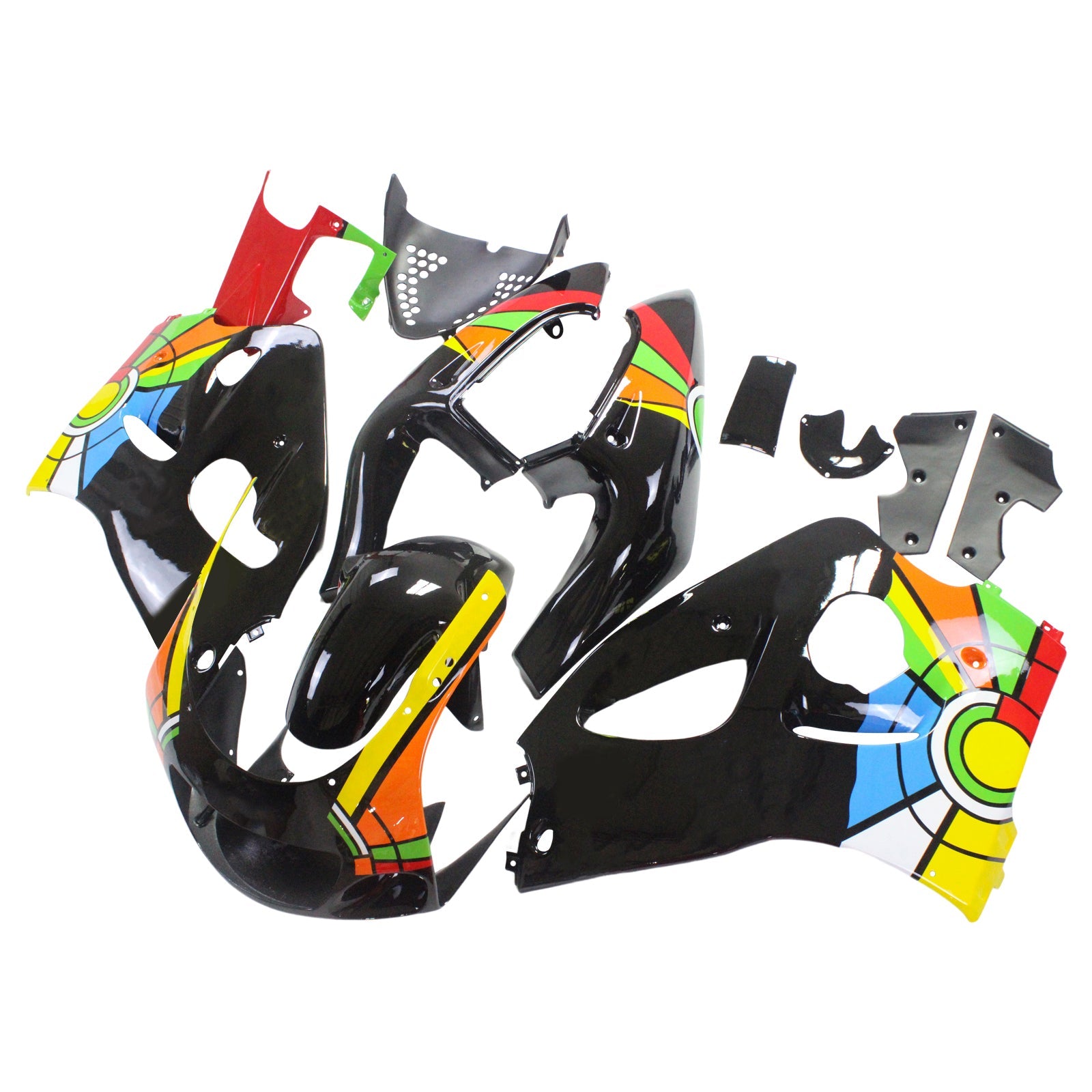 스즈키 GSXR 600/750 1996-2000 페어링 키트 차체 플라스틱 ABS