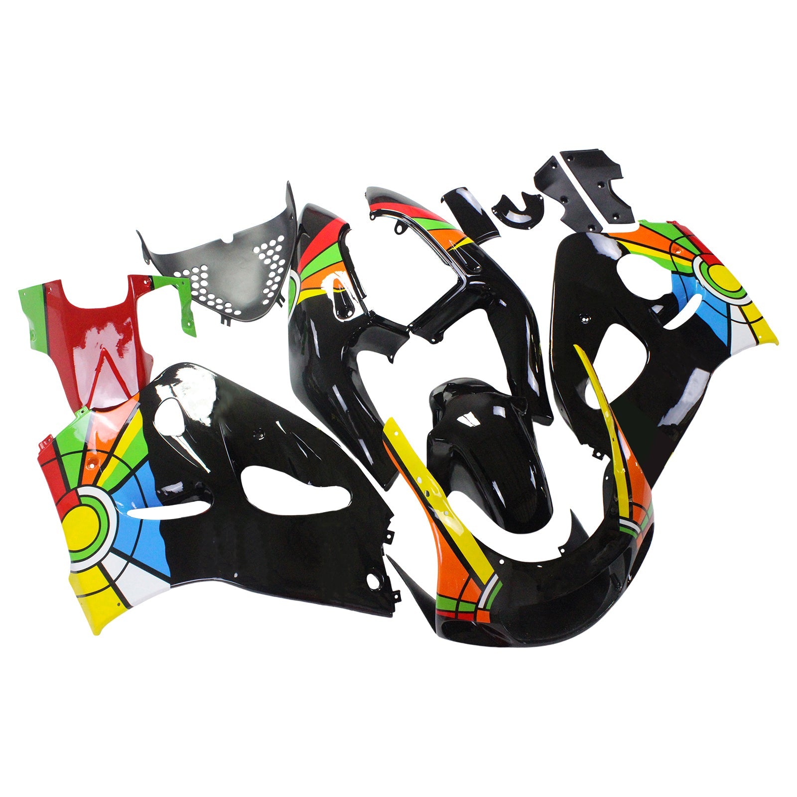 스즈키 GSXR 600/750 1996-2000 페어링 키트 차체 플라스틱 ABS